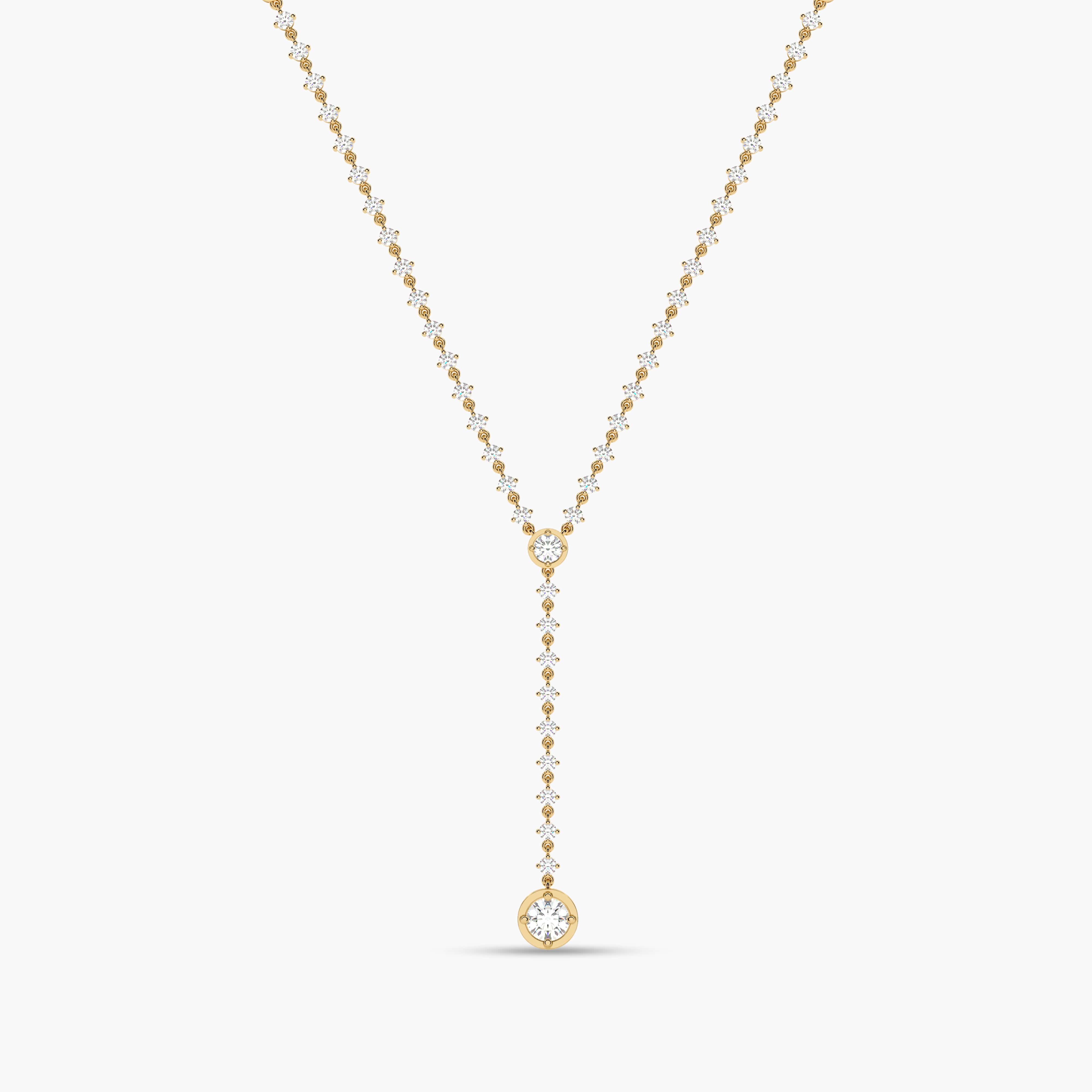 diamond lariat necklace