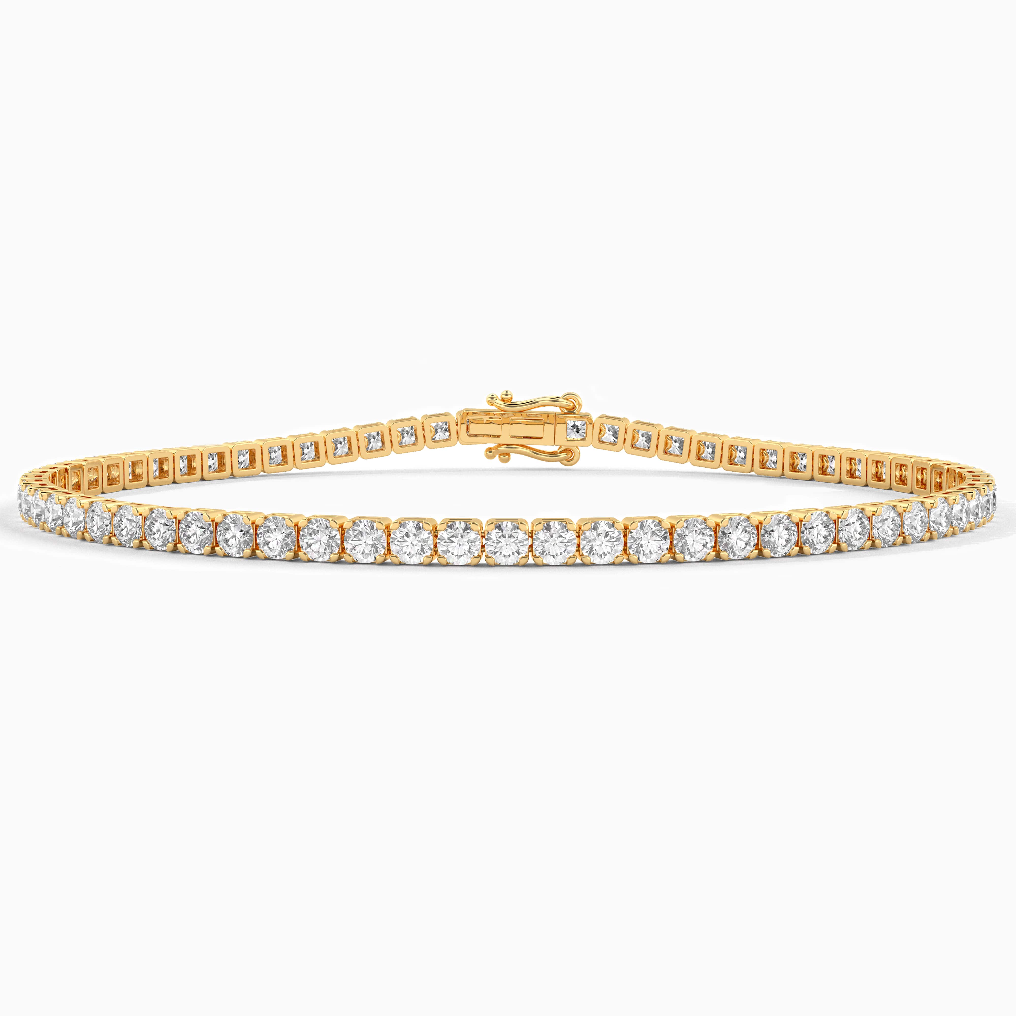 round shape tennis bracelet