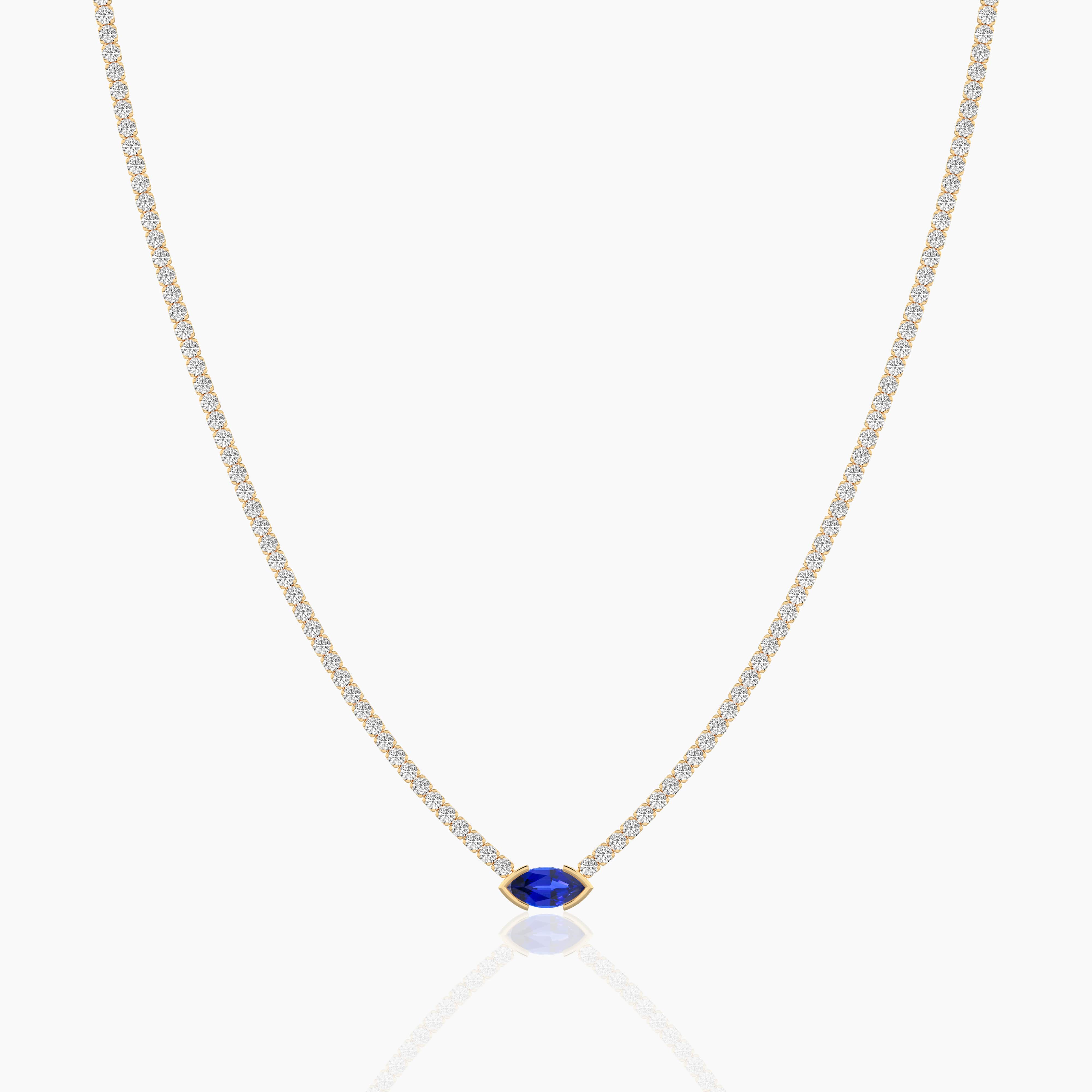 blue sapphire necklace