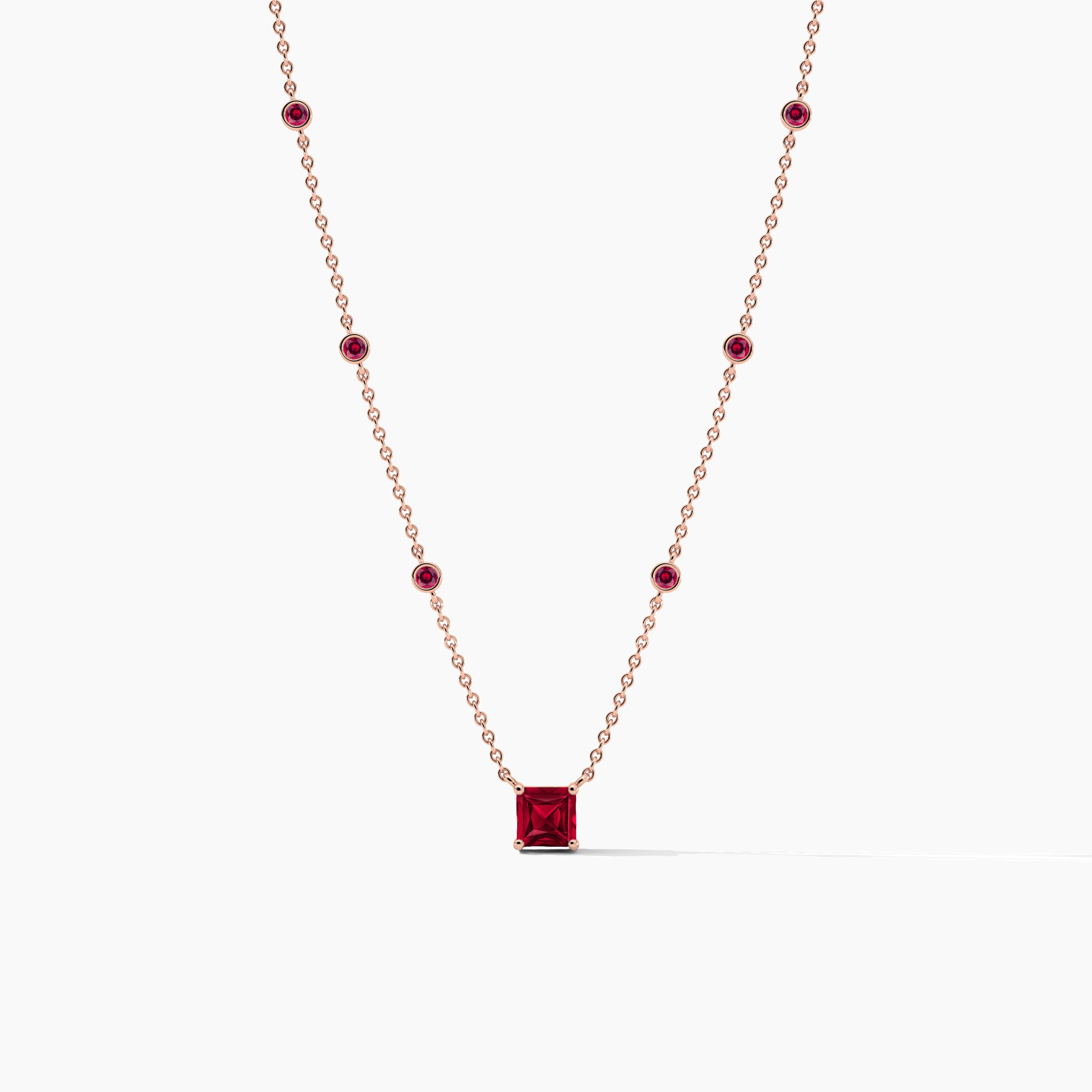 ruby and gold necklace