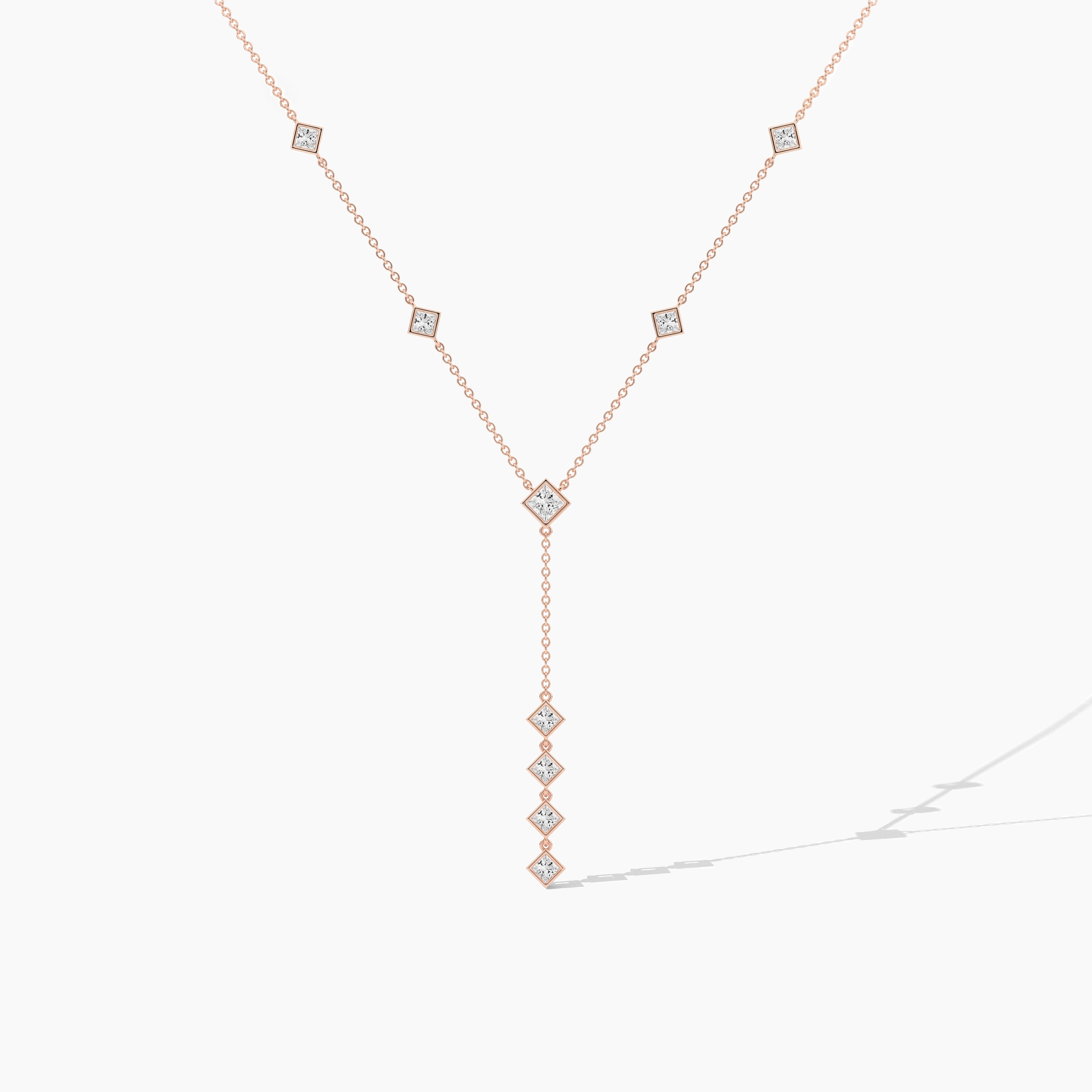 lariat necklace gold