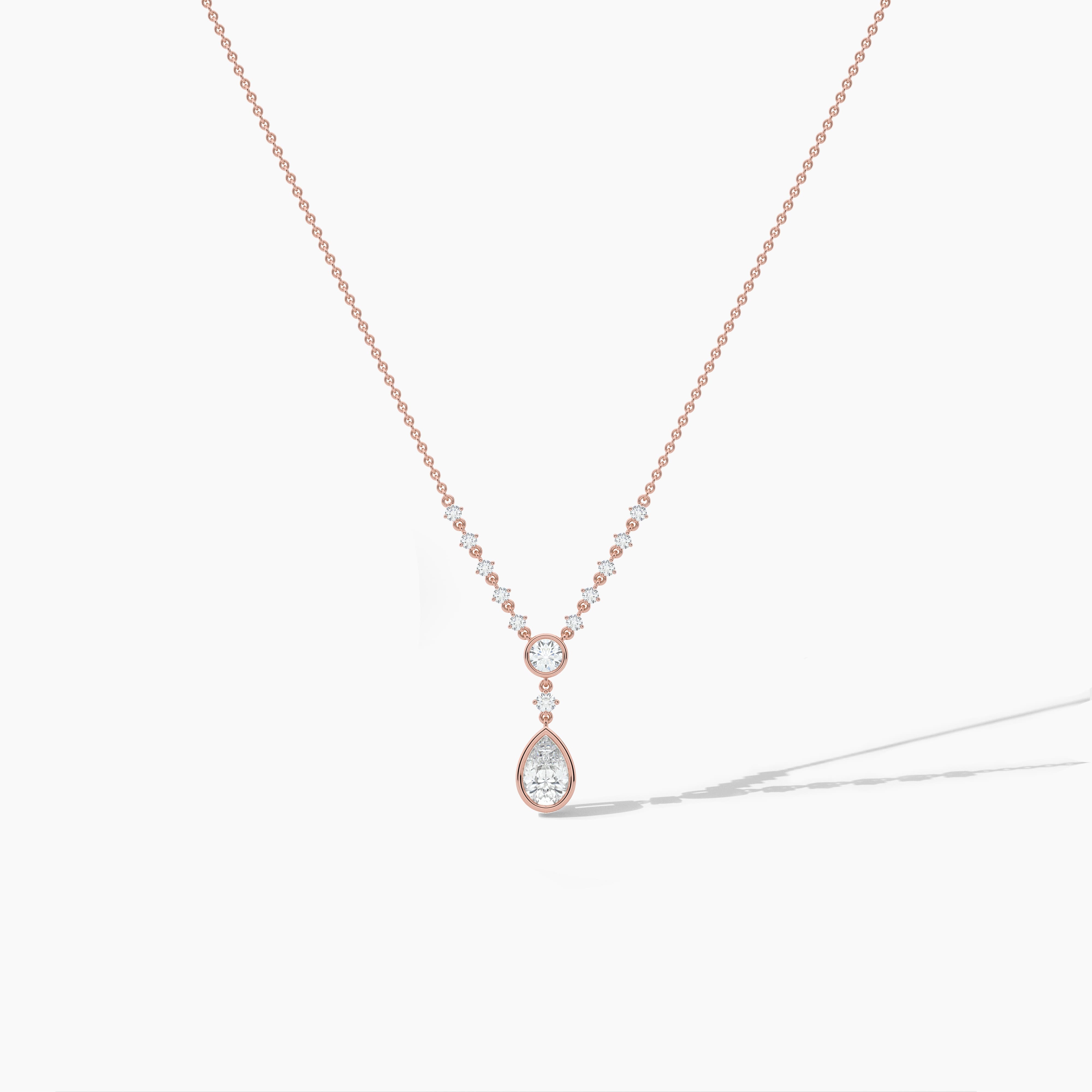 drop diamond necklace