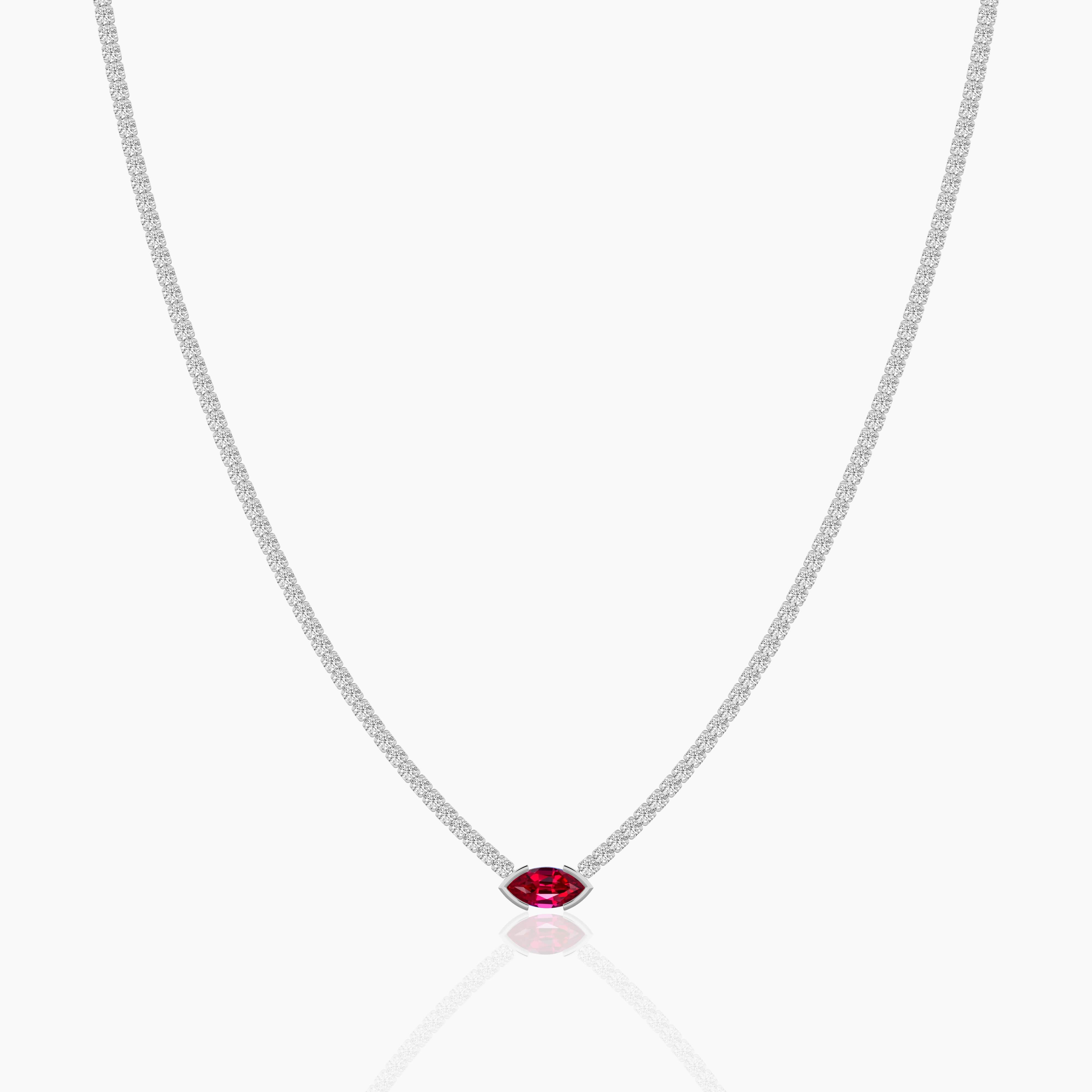 ruby and diamond necklace