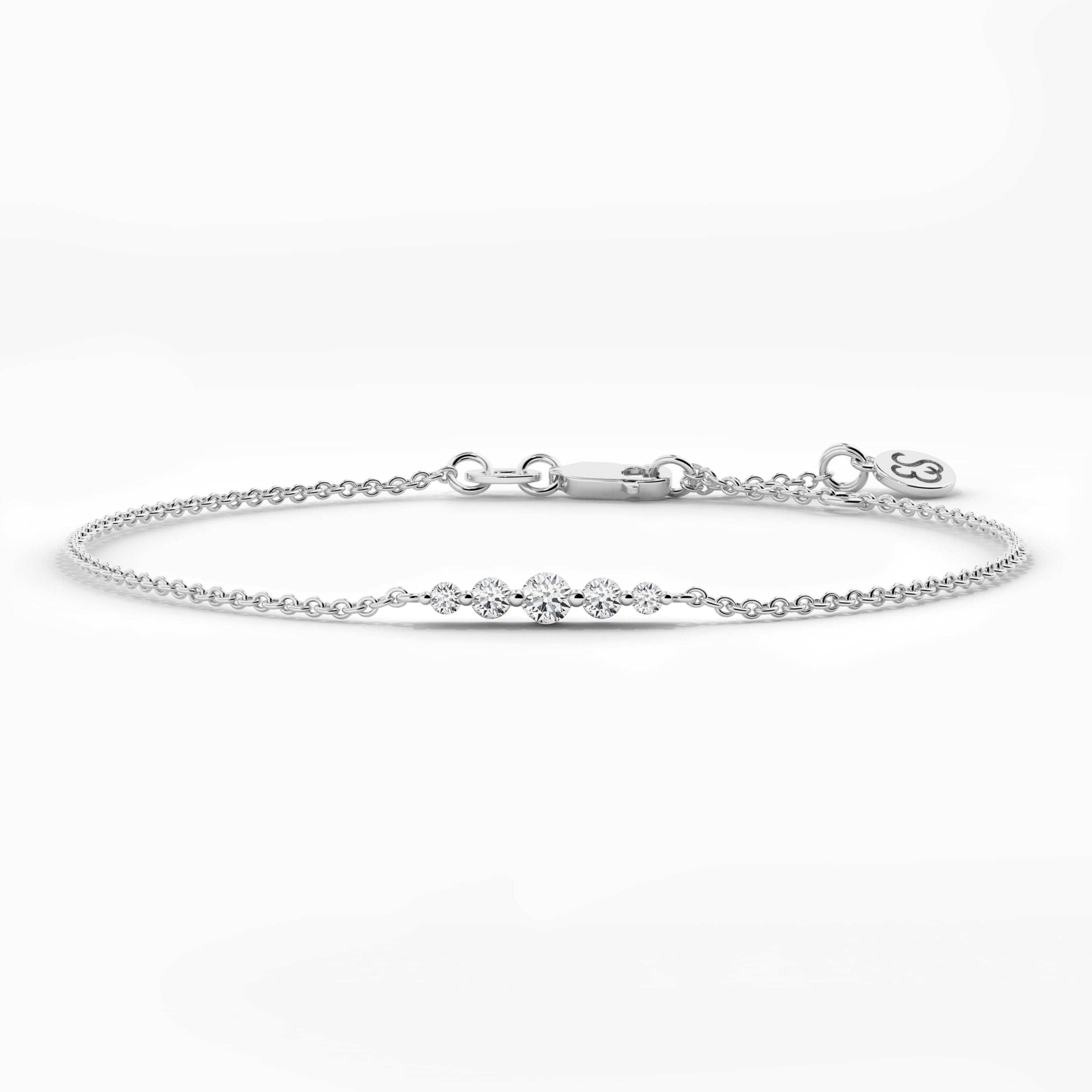 Simple diamond bracelet