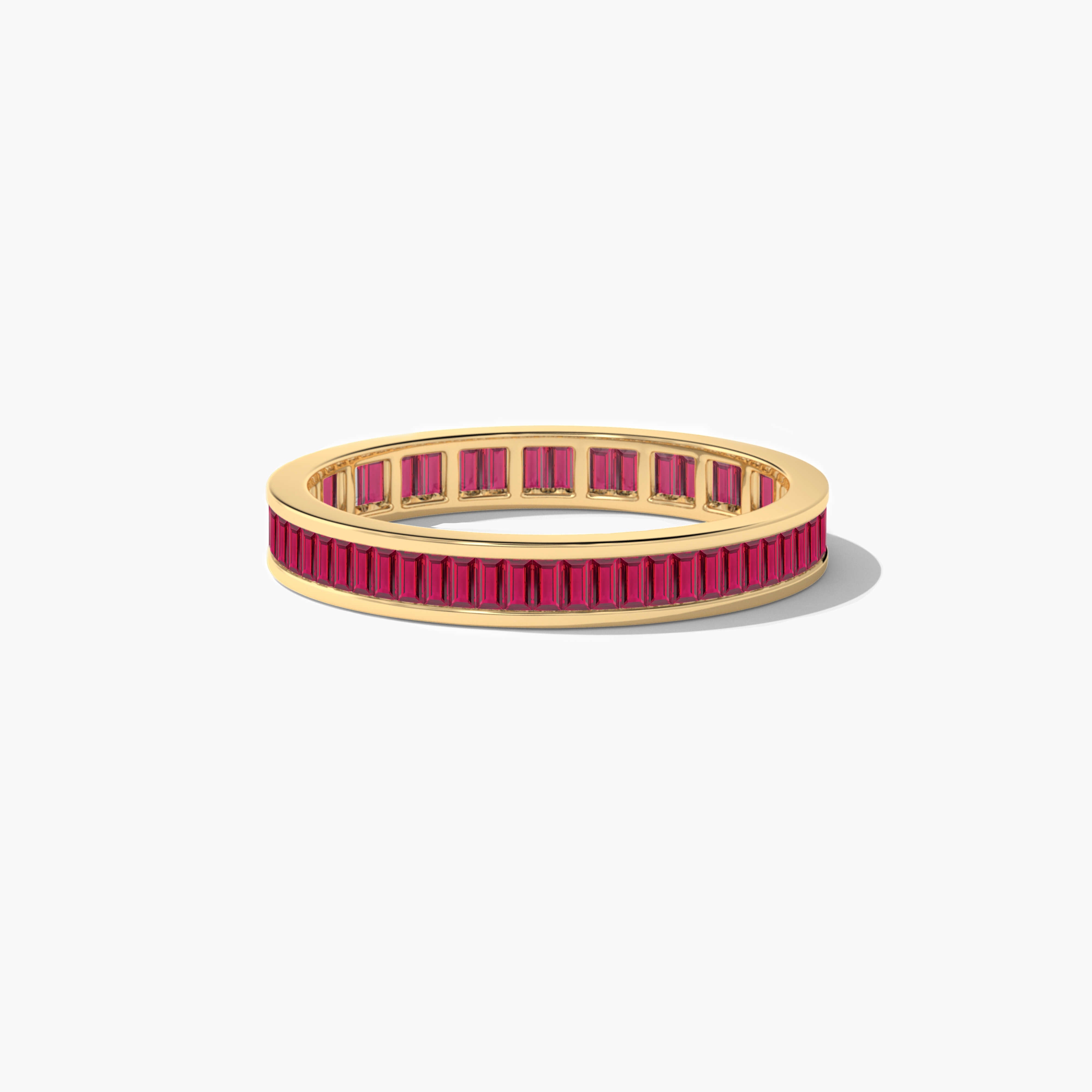 ruby wedding band rings