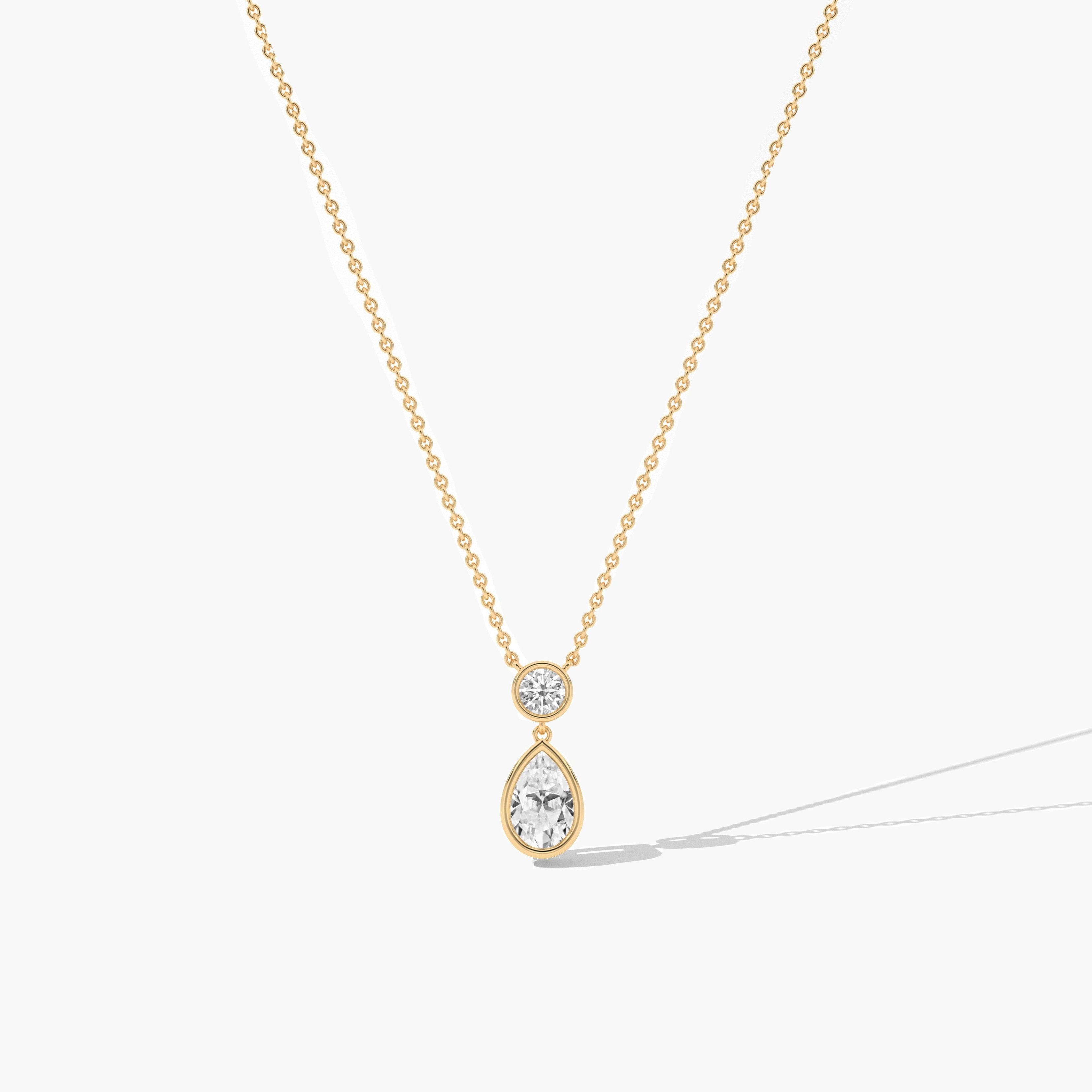 yellow gold diamond fashion necklace 