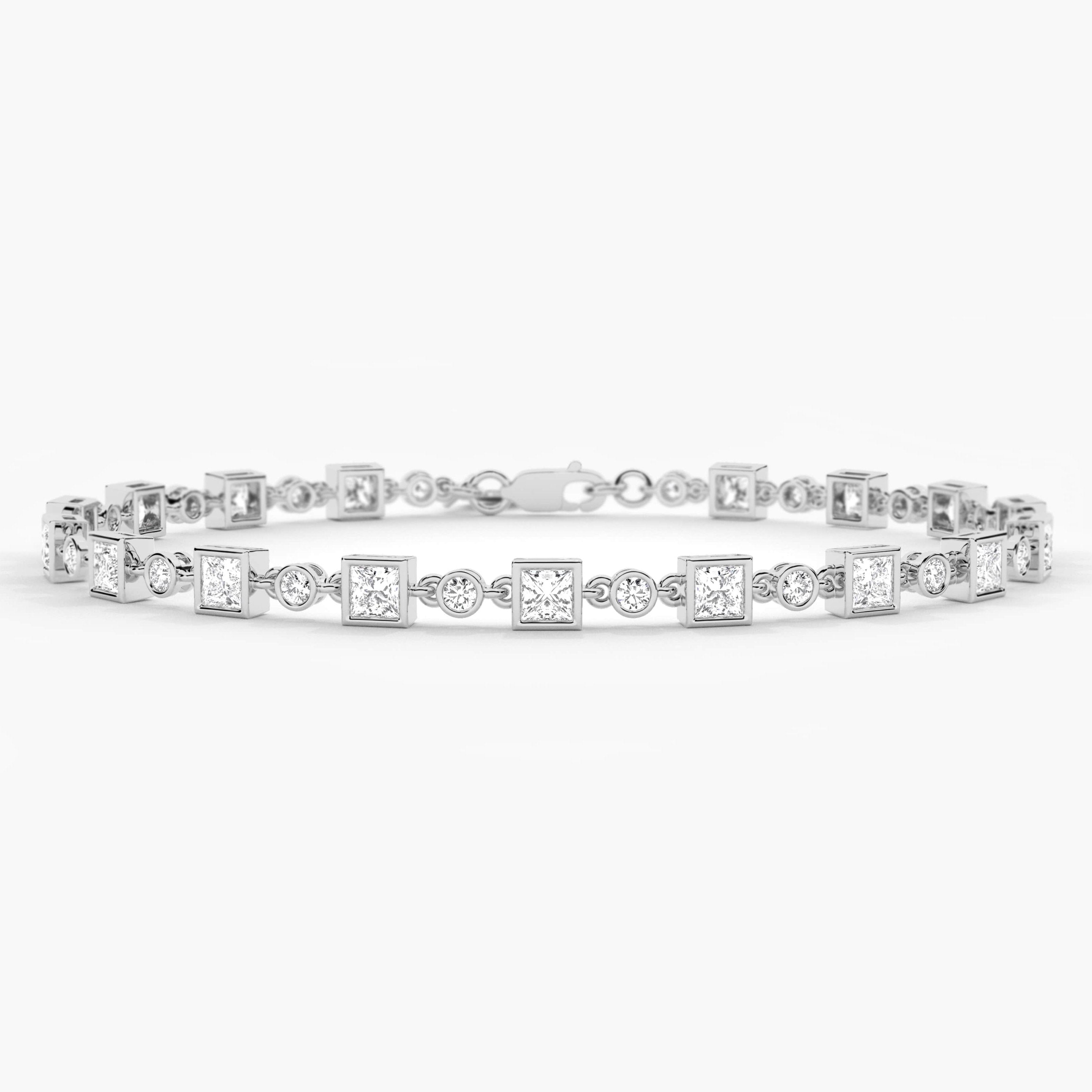 lab grown diamonds tennis bracelet