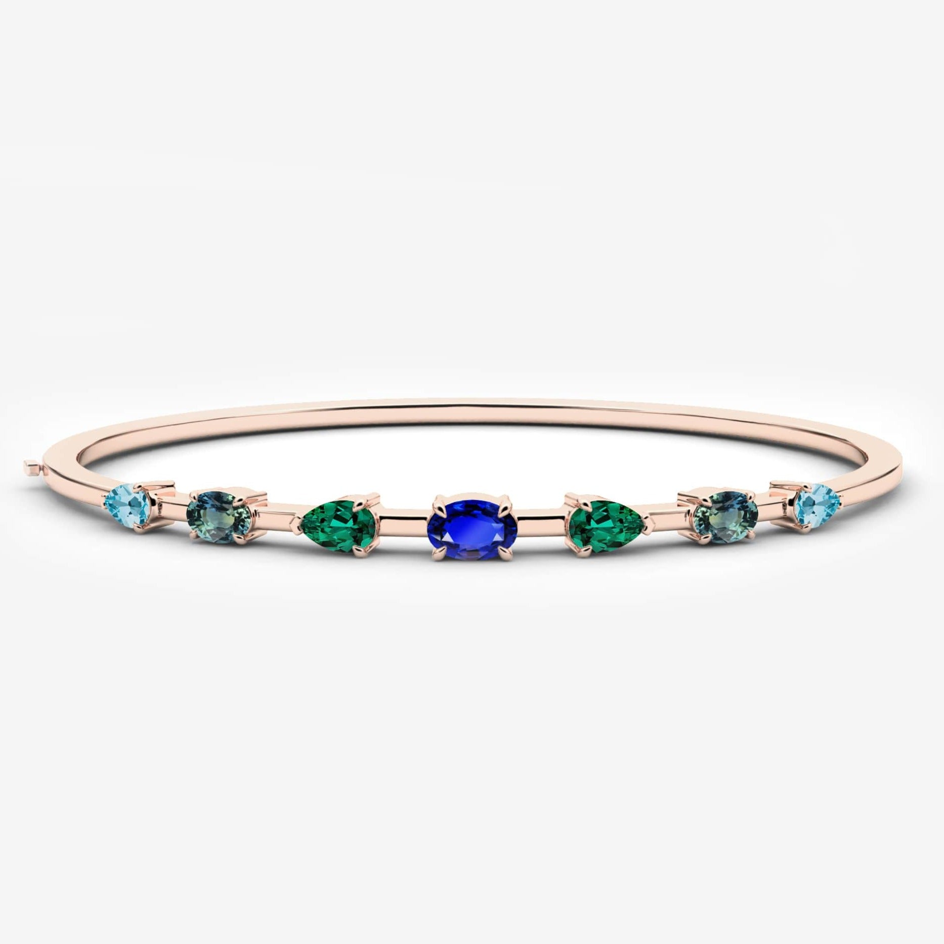 bracelets with gemstones with rose gold