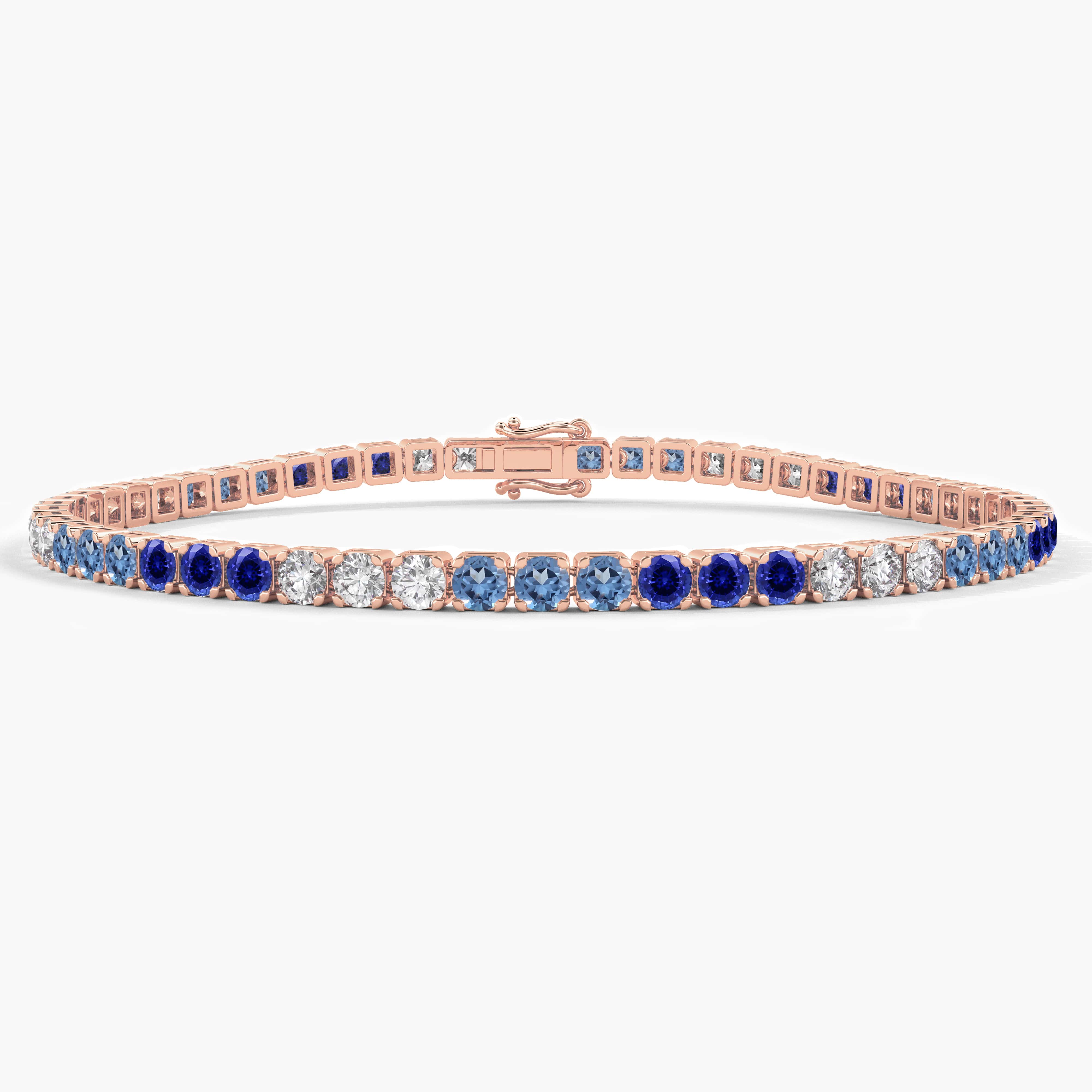 womens gemstones diamond tennis bracelets