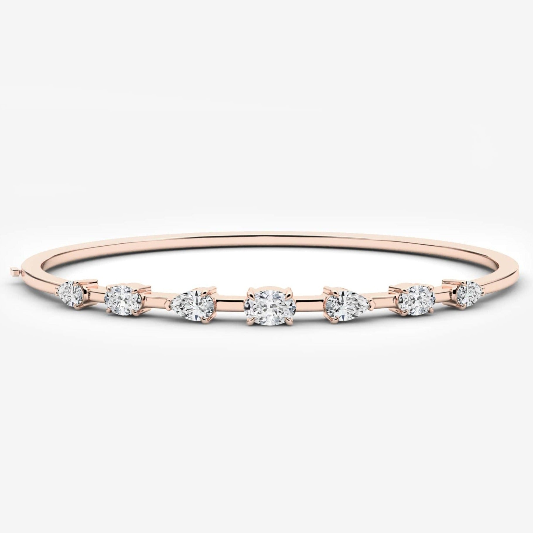 Bangle bracelet in rosegold