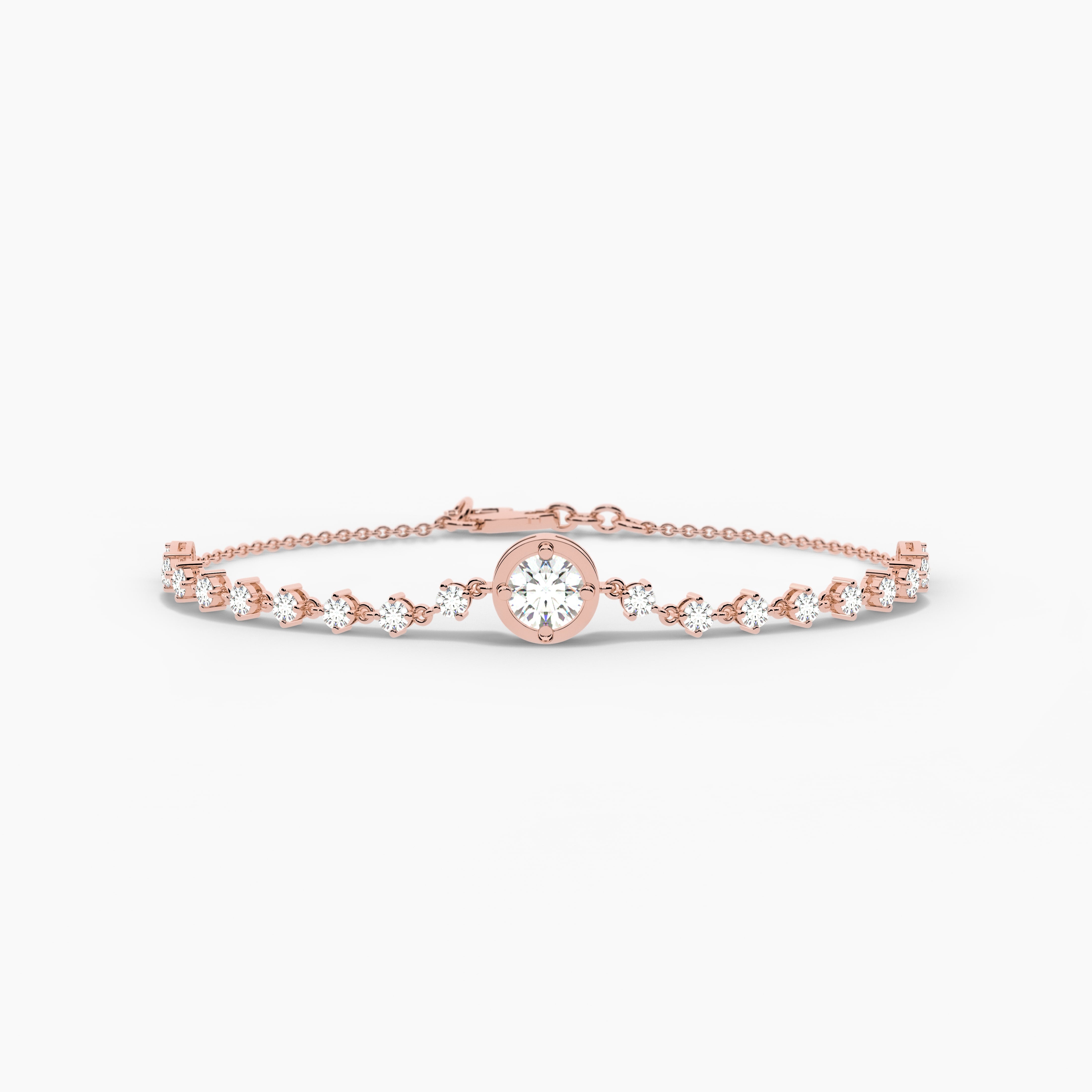 lab-created diamond tennis bracelet​