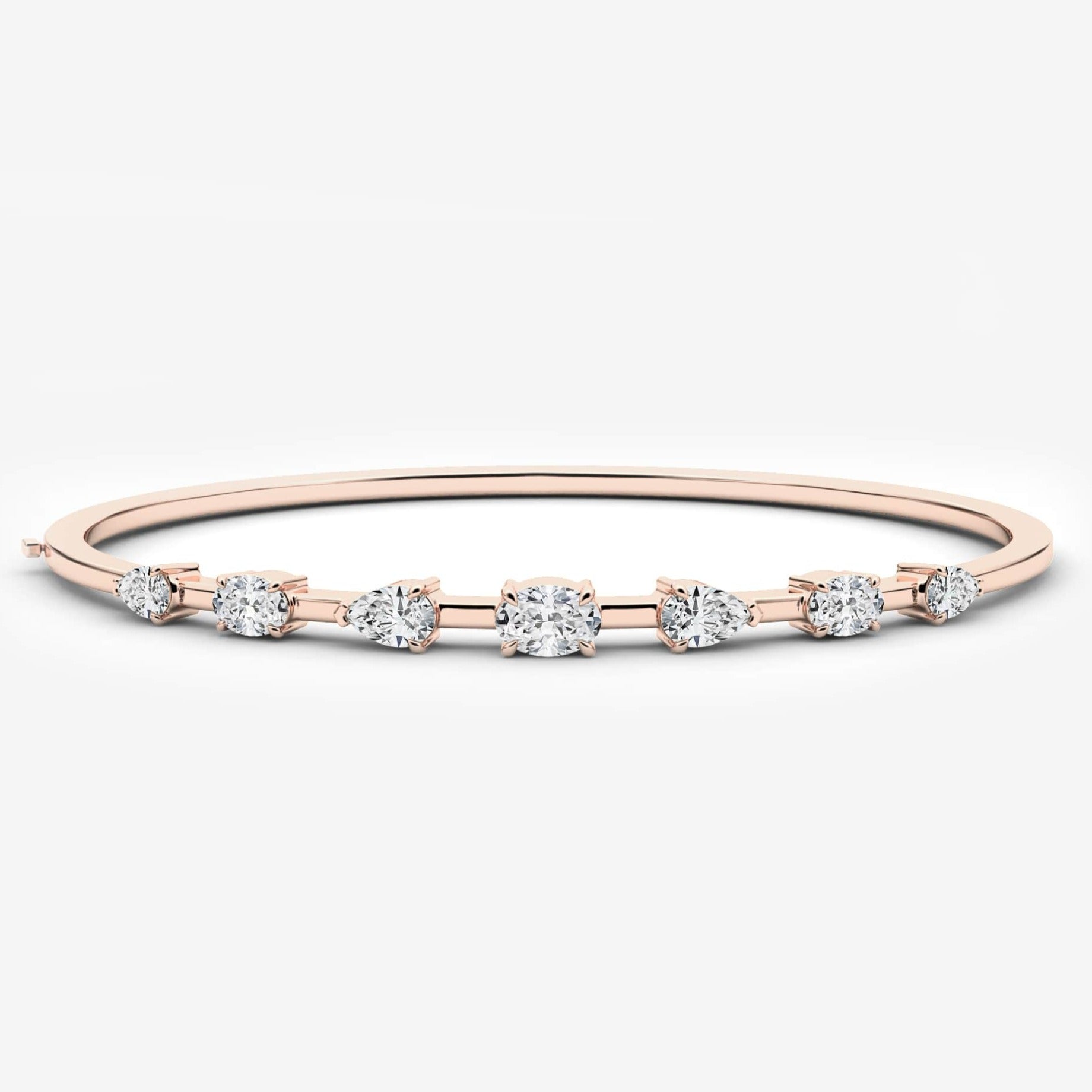 Bangle bracelet in rosegold