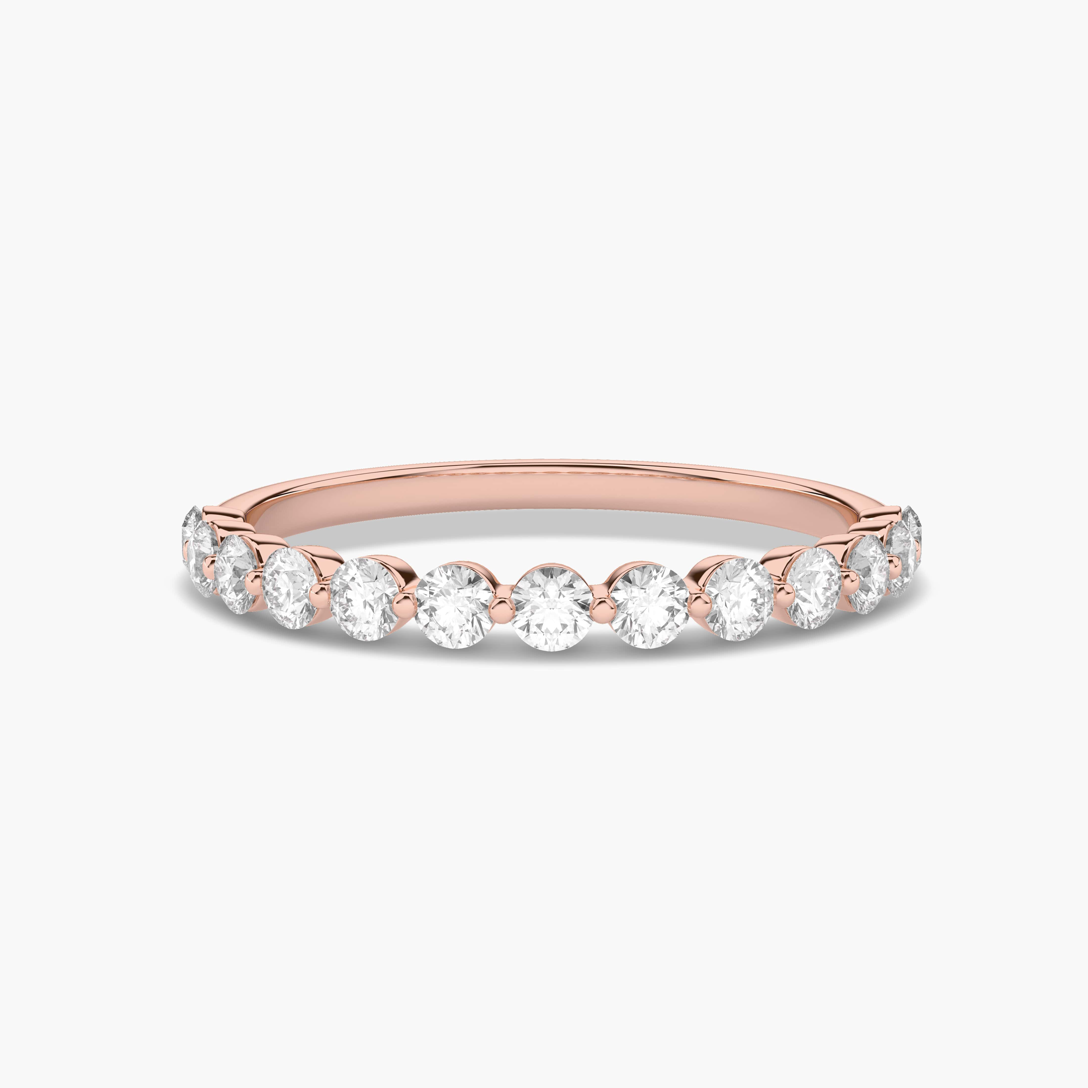 Rose Gold anniversary band - wedding ring