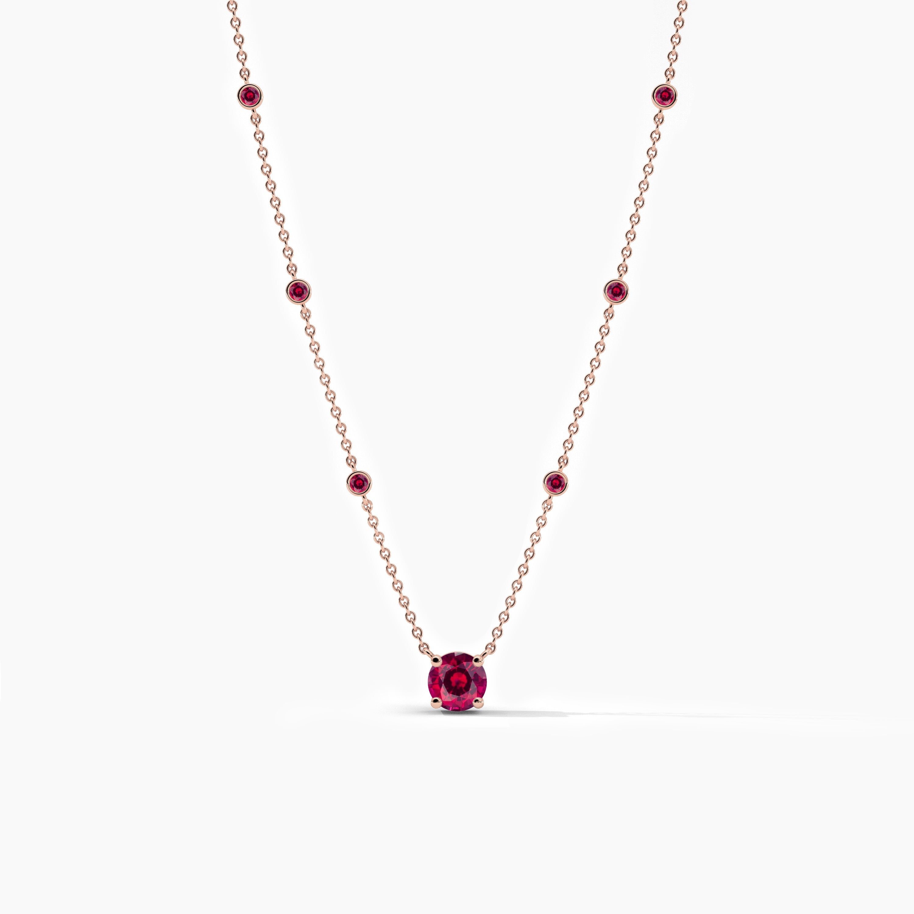 diamond and ruby necklace