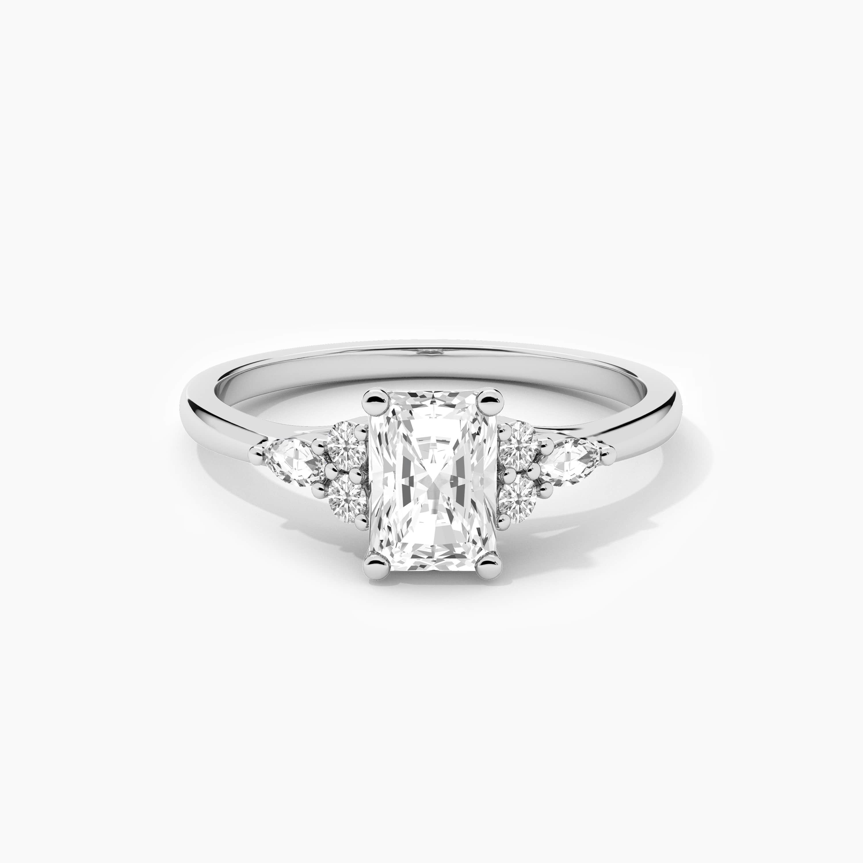 diamond cut engagement ring