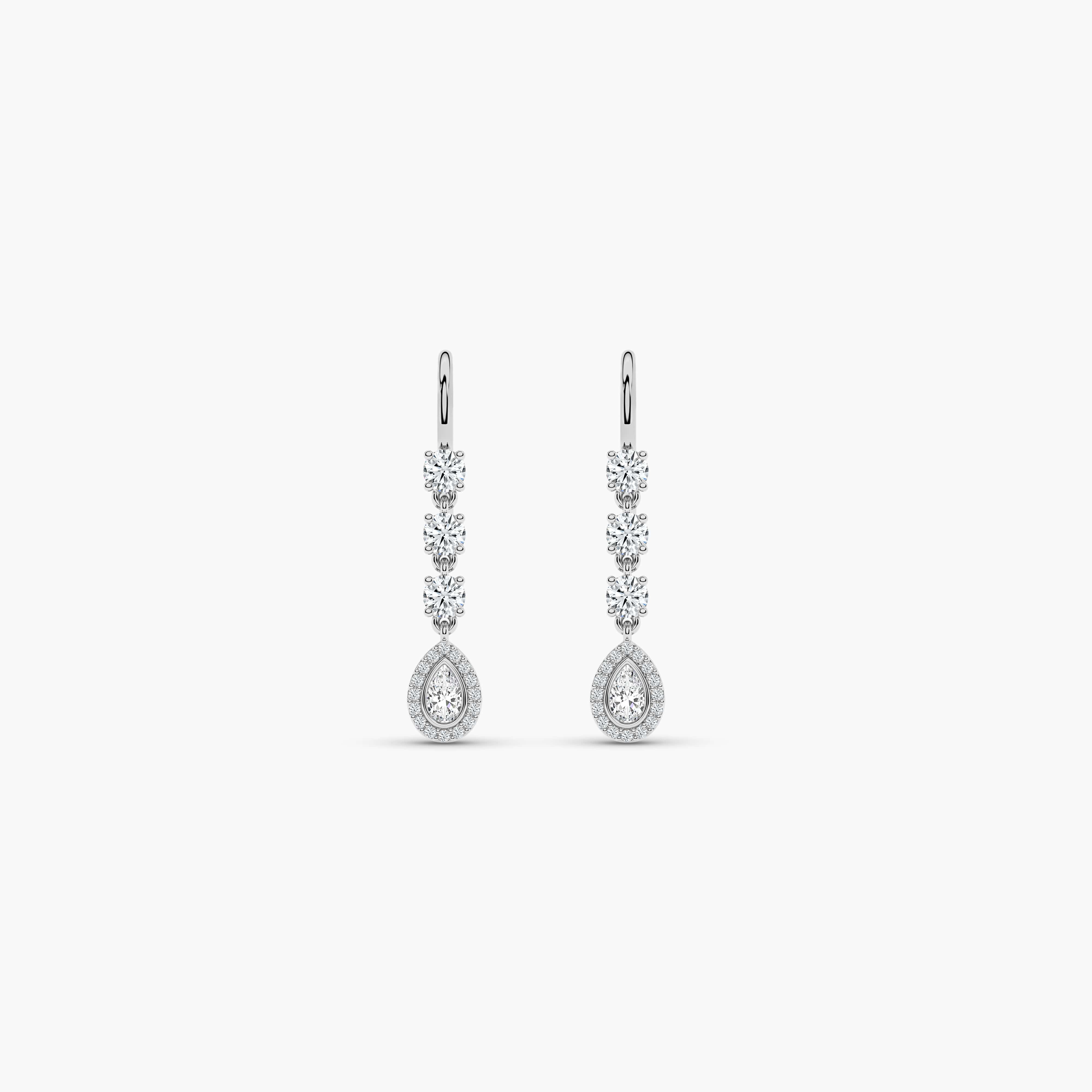 ladies diamond earrings​