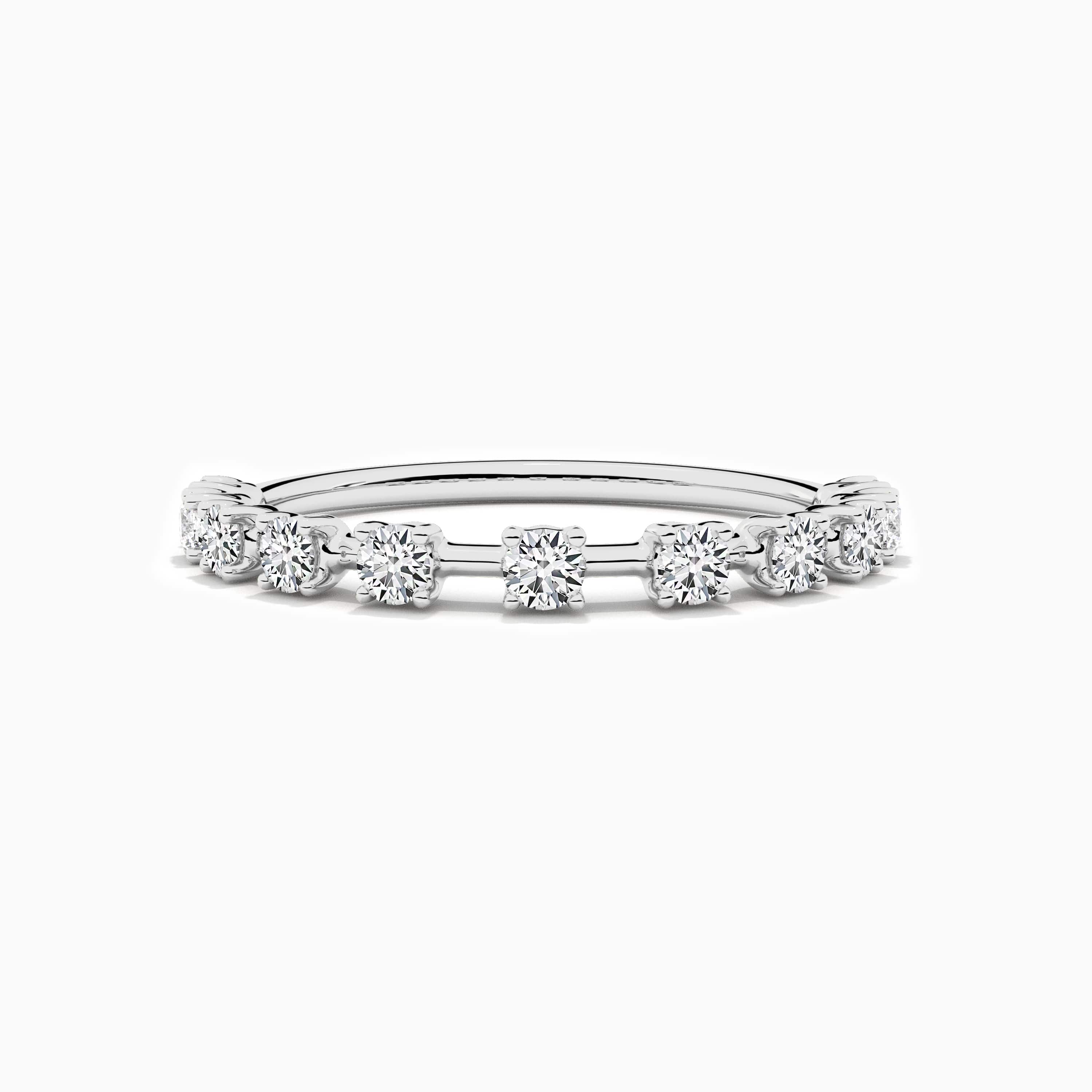 round shape wedding eternity band 