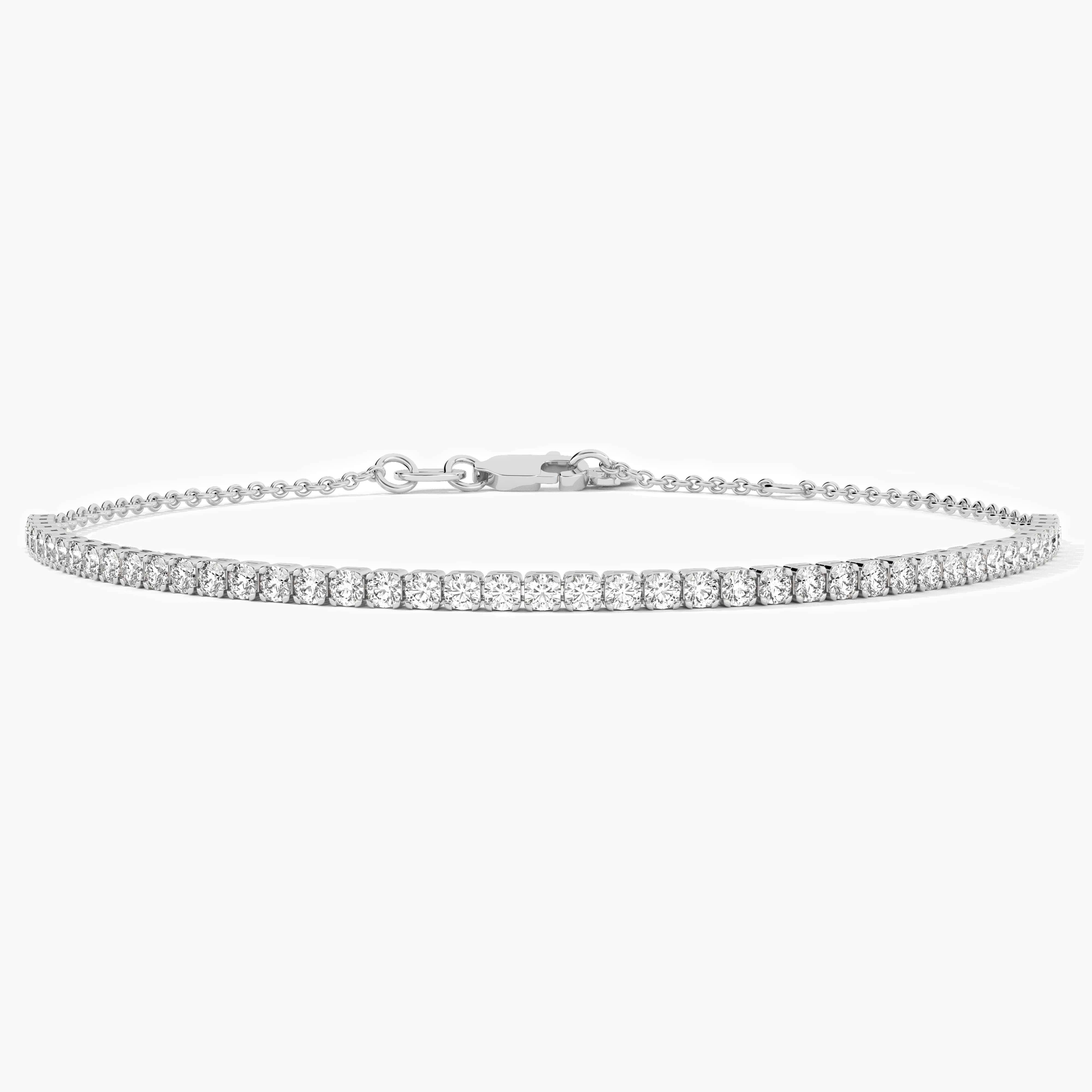 white gold tennis bracelet