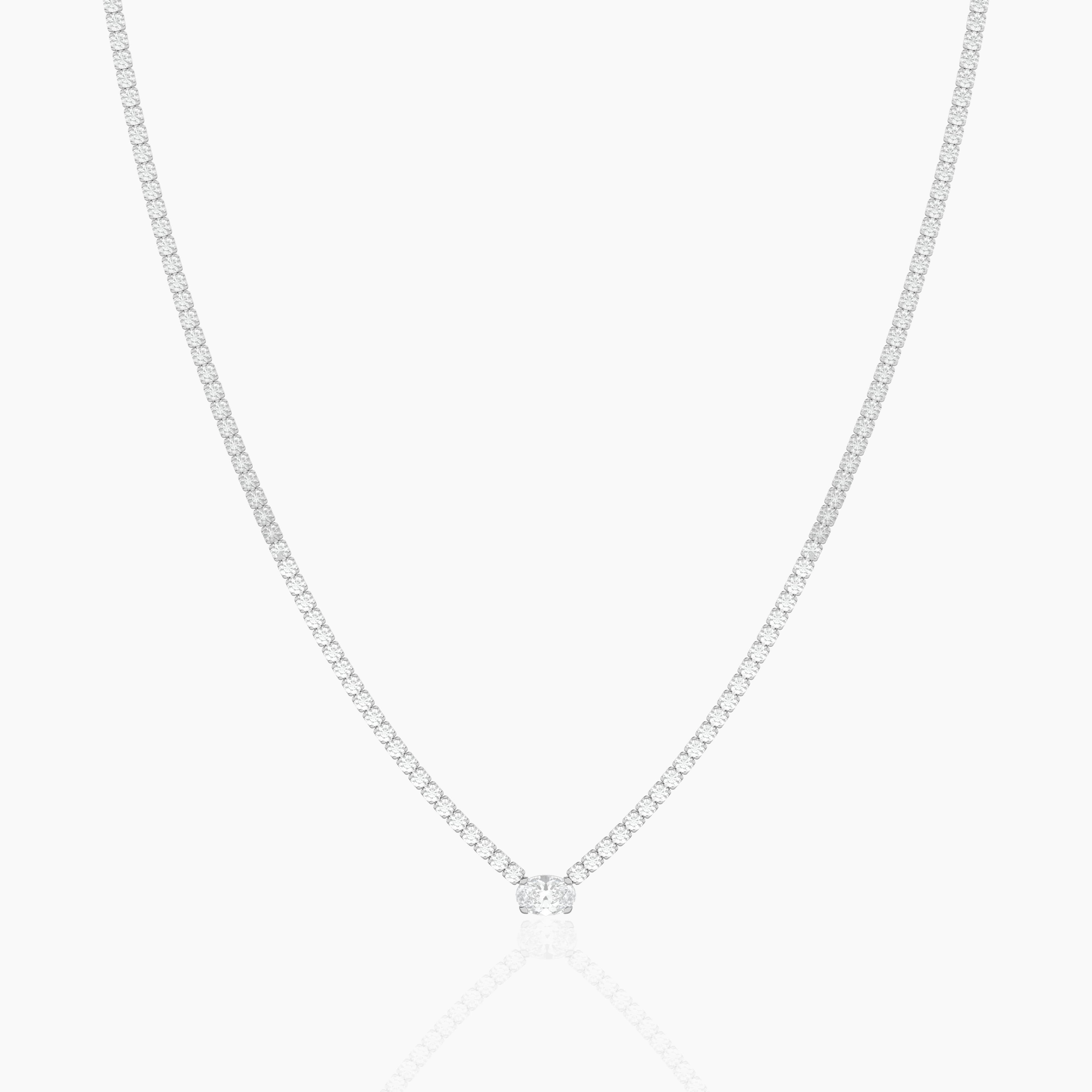 diamond tennis necklace