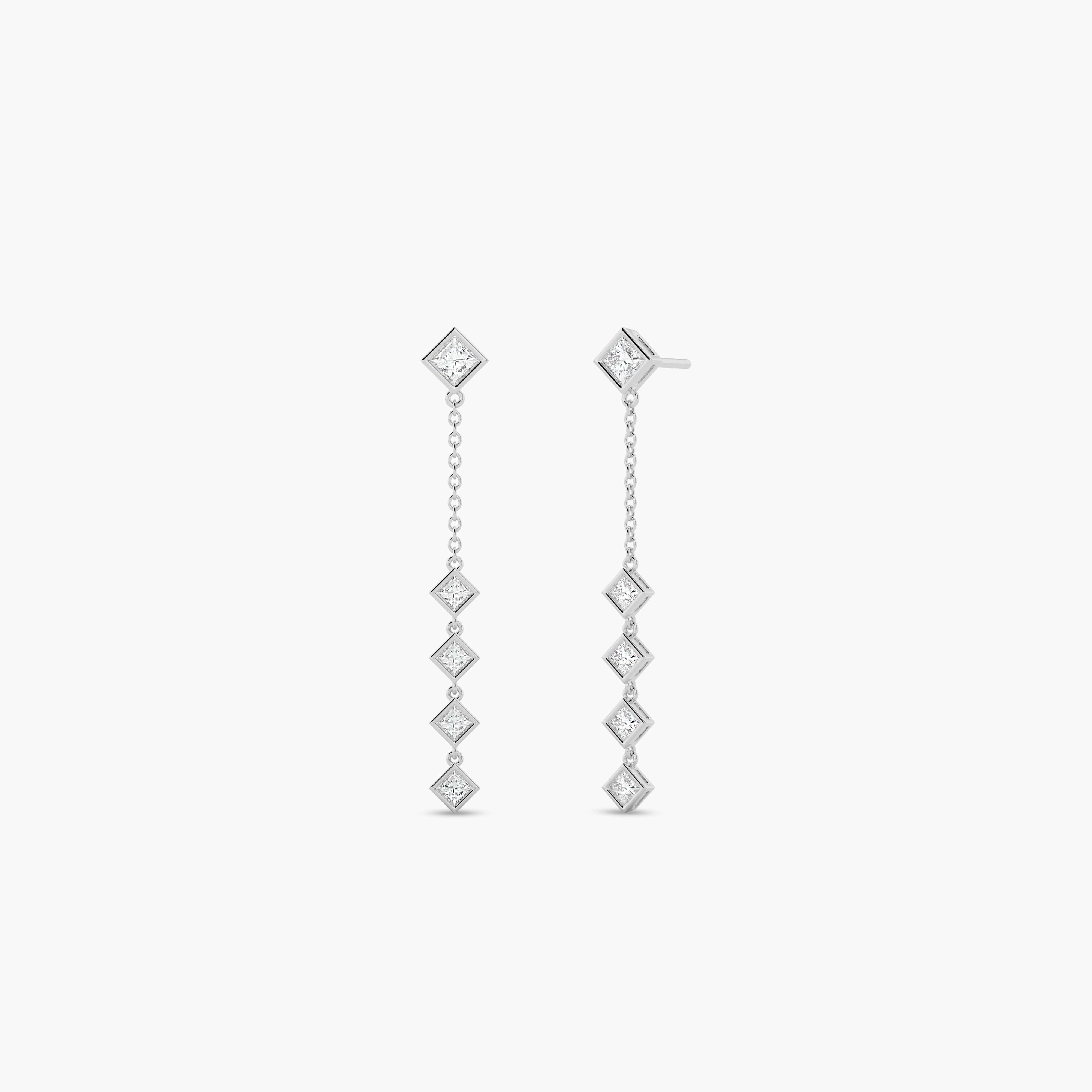 women's gold diamond earrings