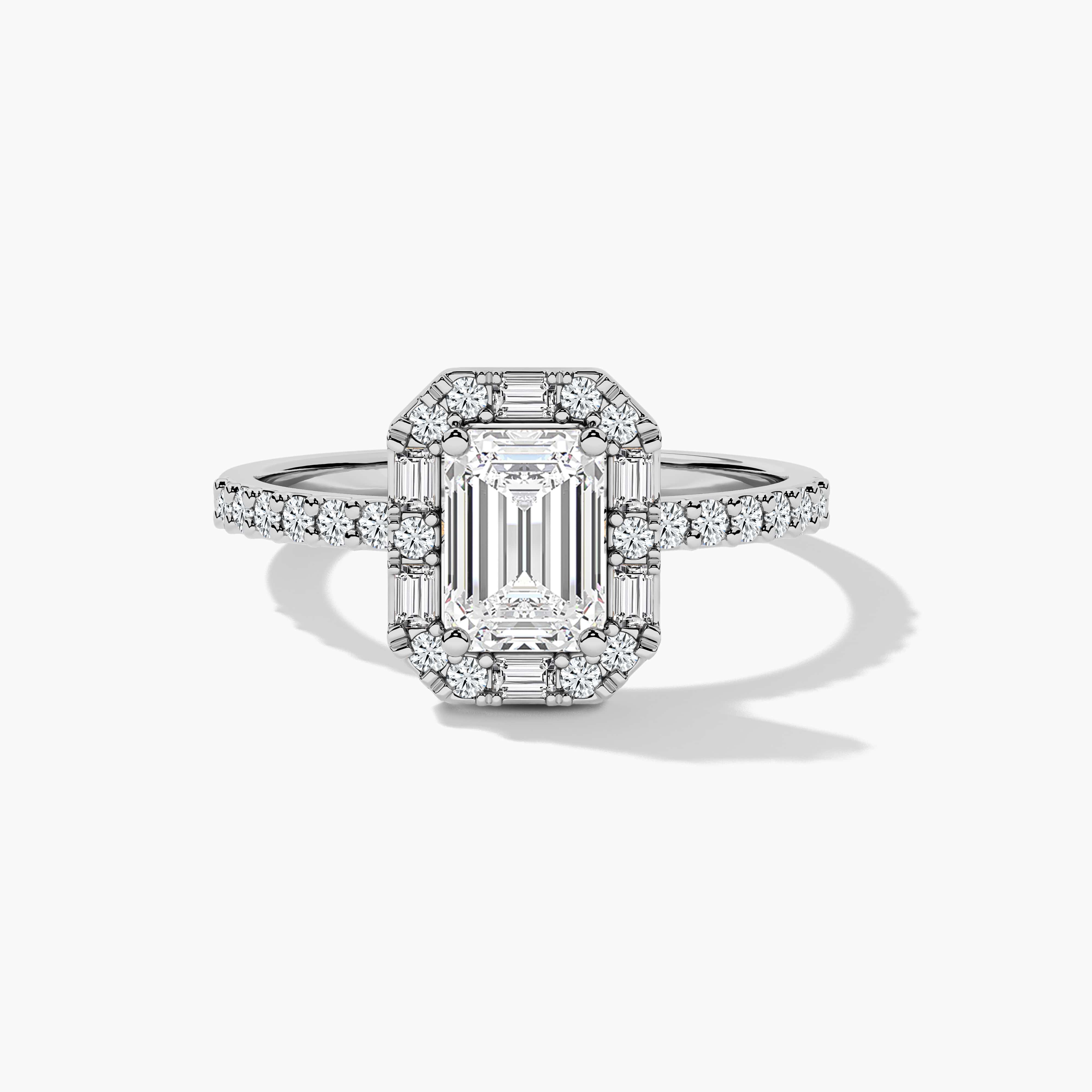 rectangle shaped engagement rings