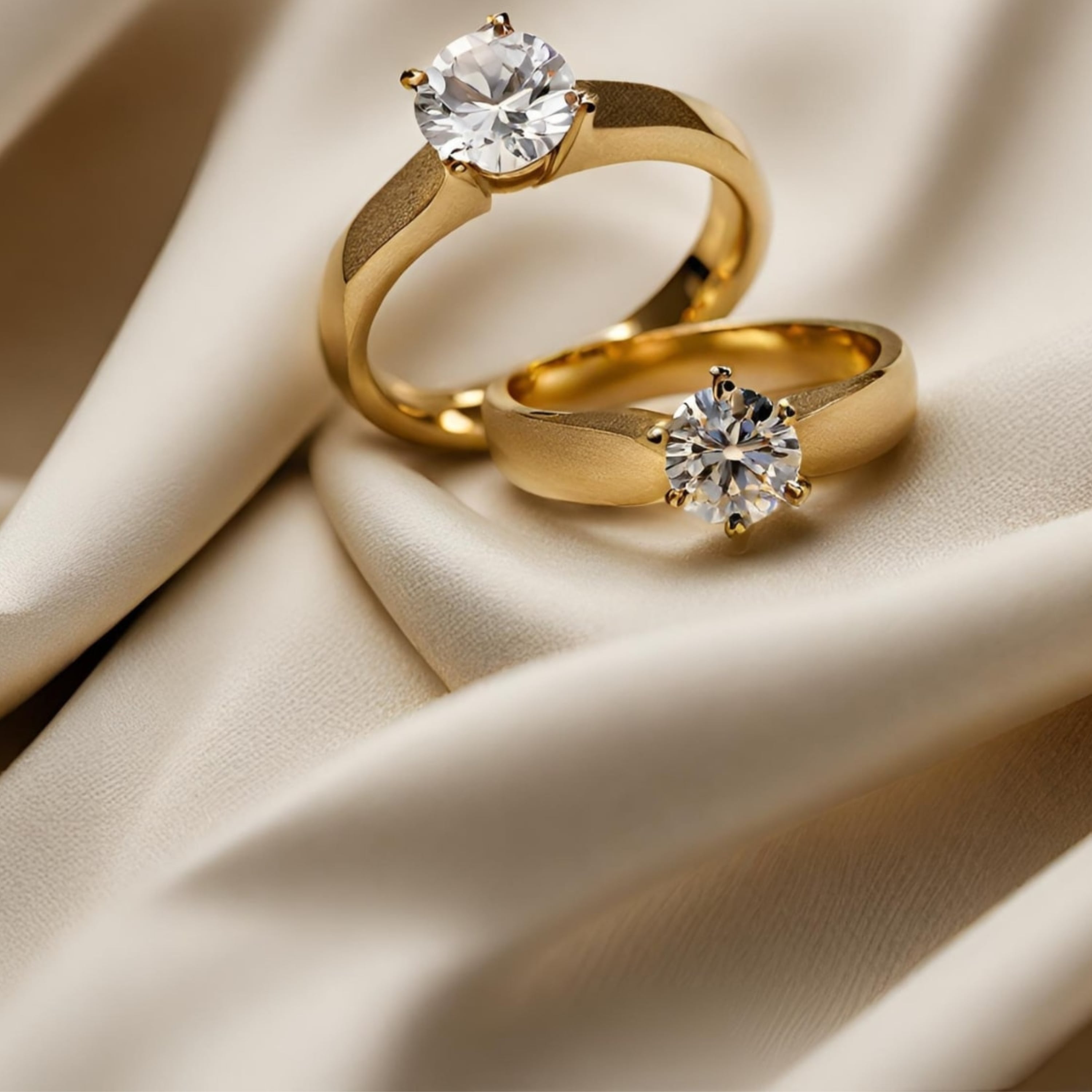 yellow gold solitaire engagement ring