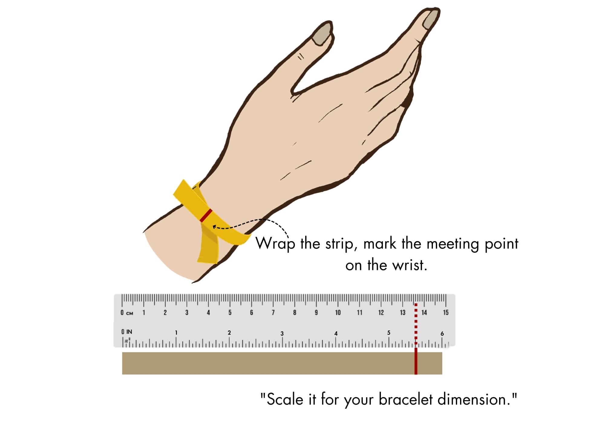 Chain Bracelet Size Guide