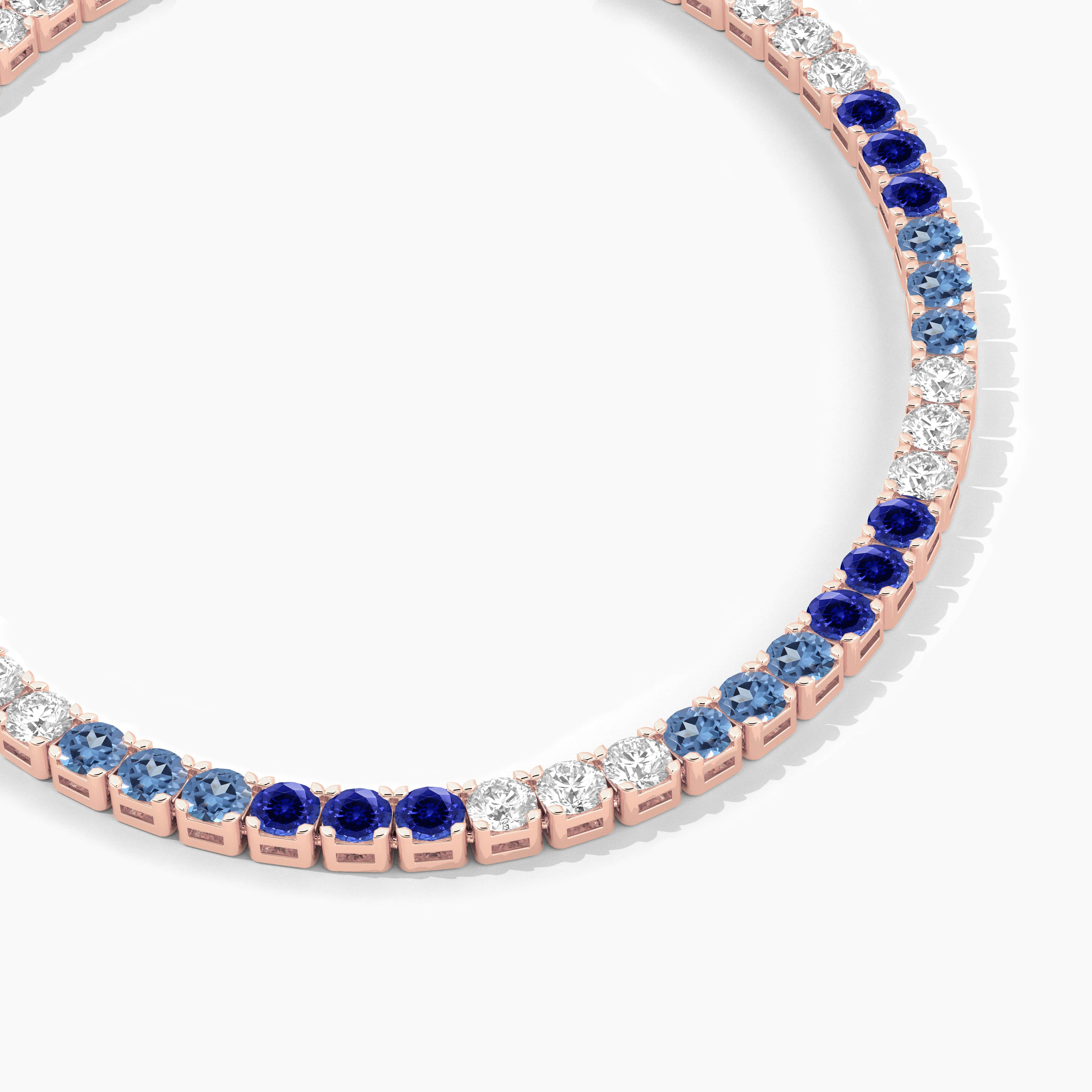 unique gemstones diamond tennis bracelets