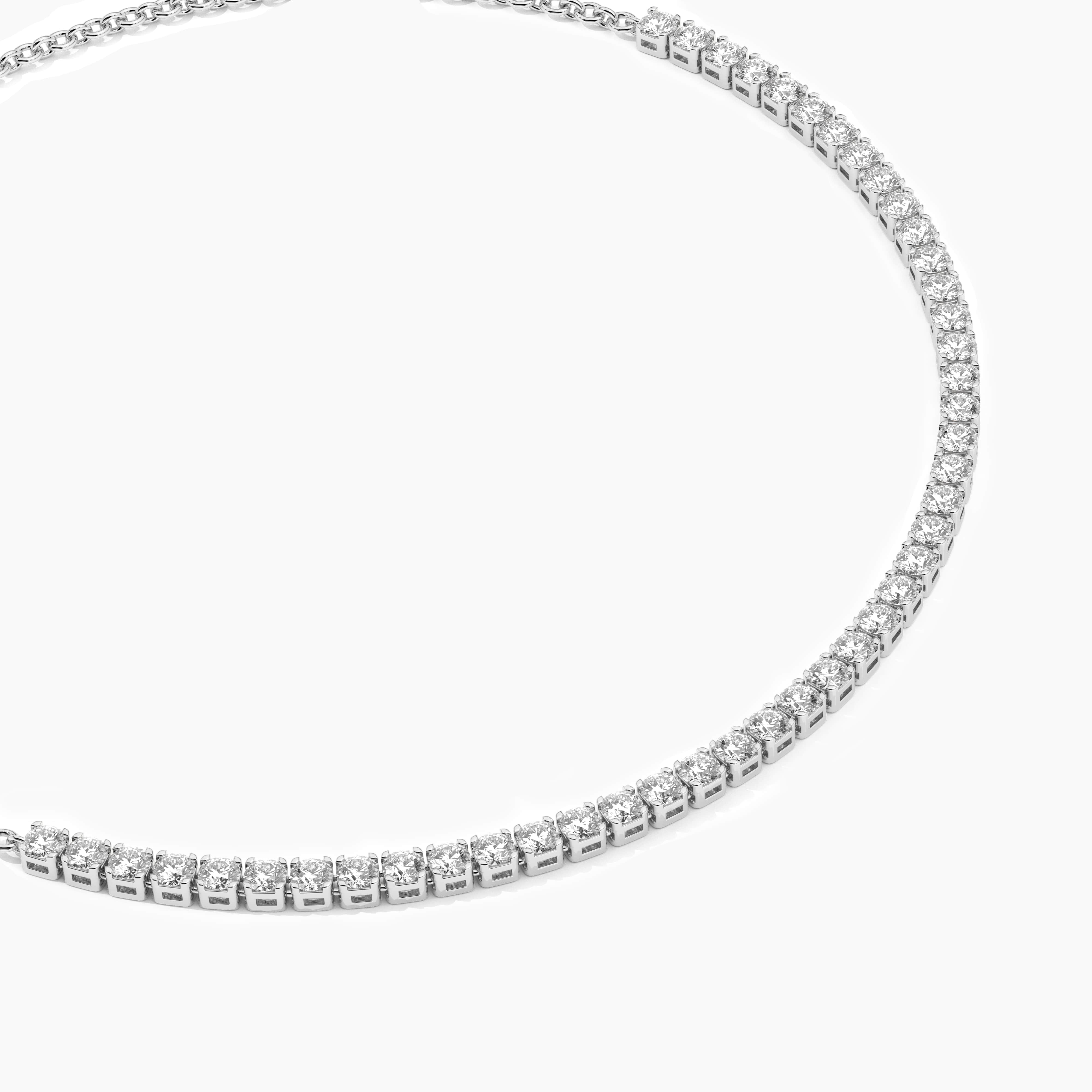 white gold tennis bracelet diamond