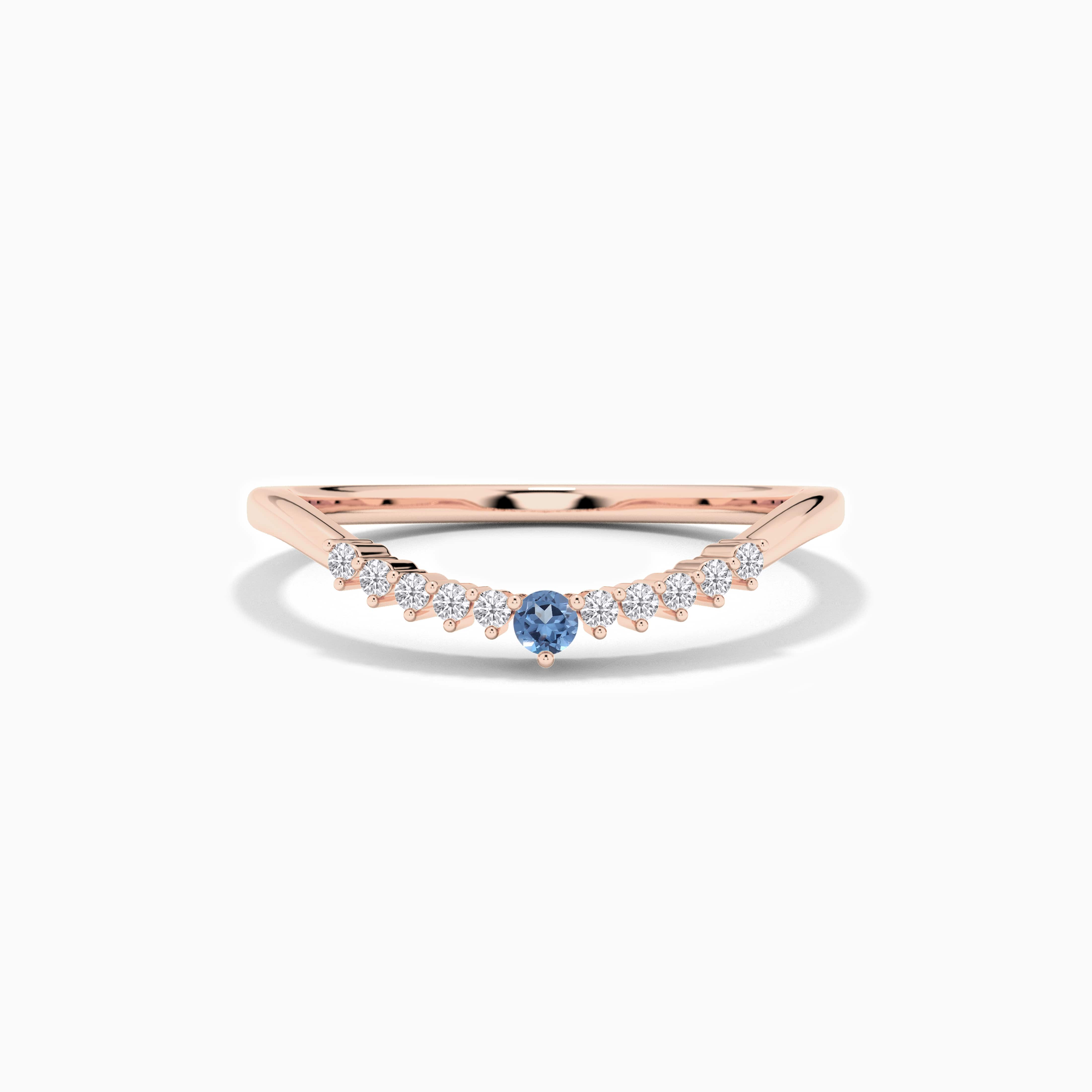 contour wedding band