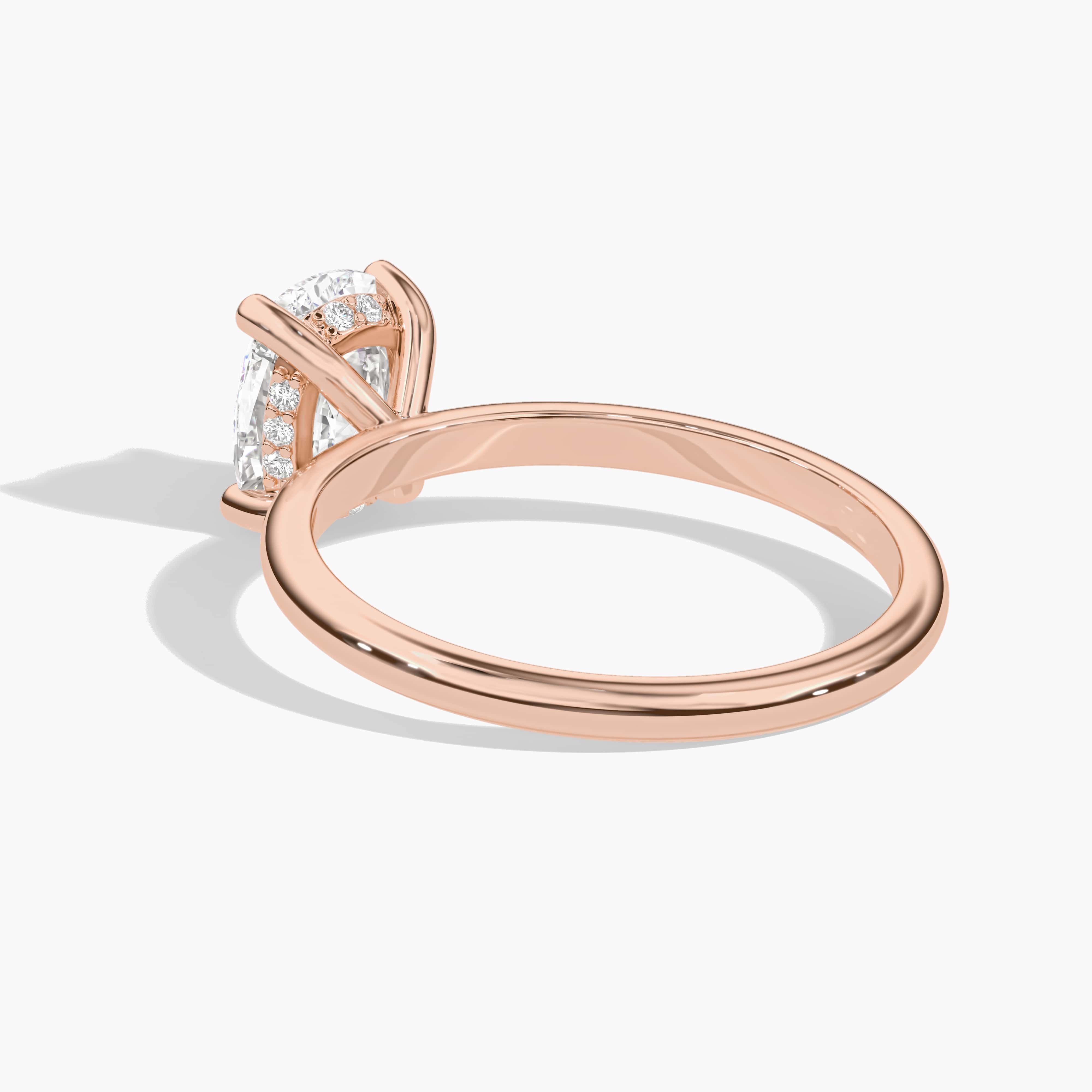 elongated cushion engagement ring for her