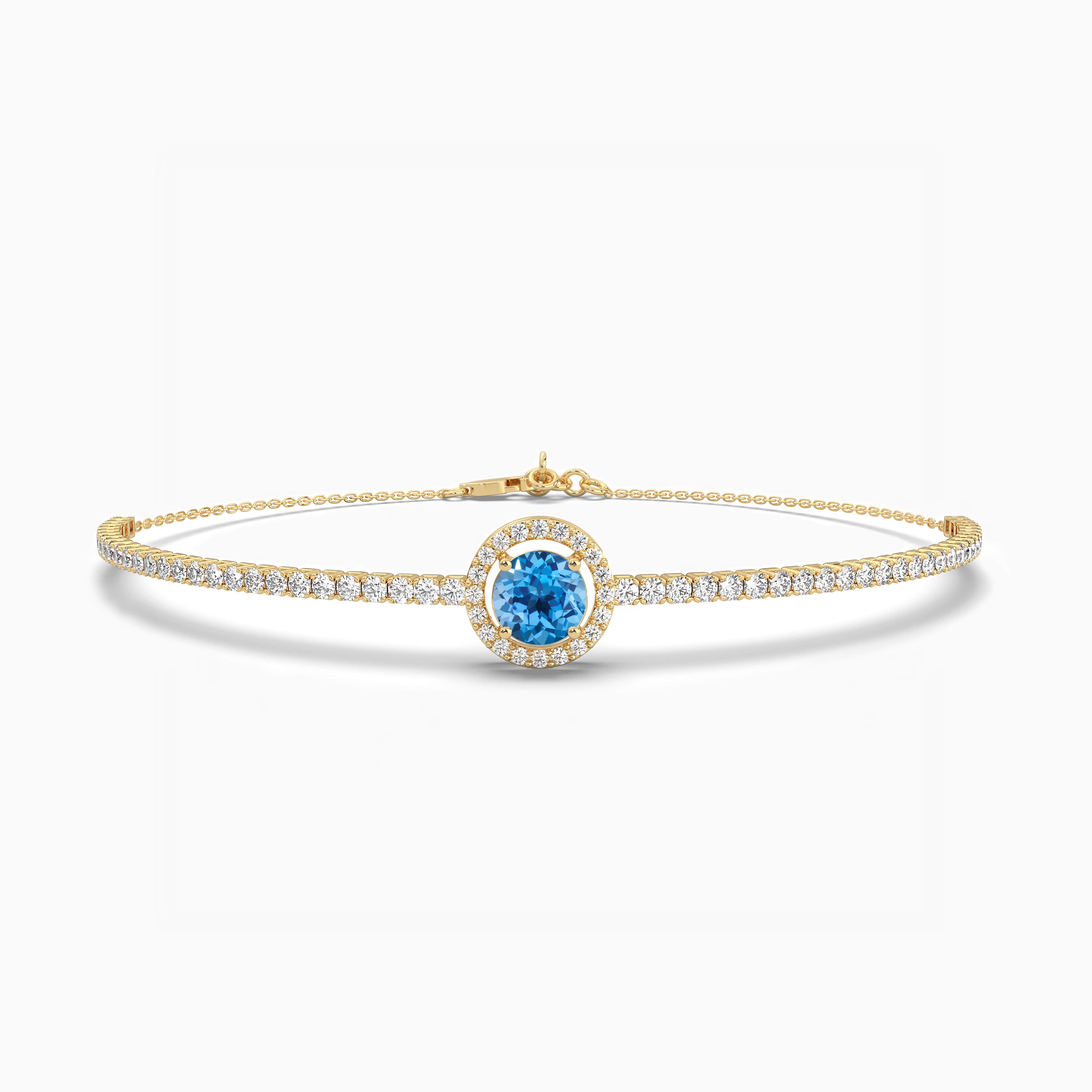 Emerald Halo Diamond Tennis Bracelet – MA Jewelers - Wayne