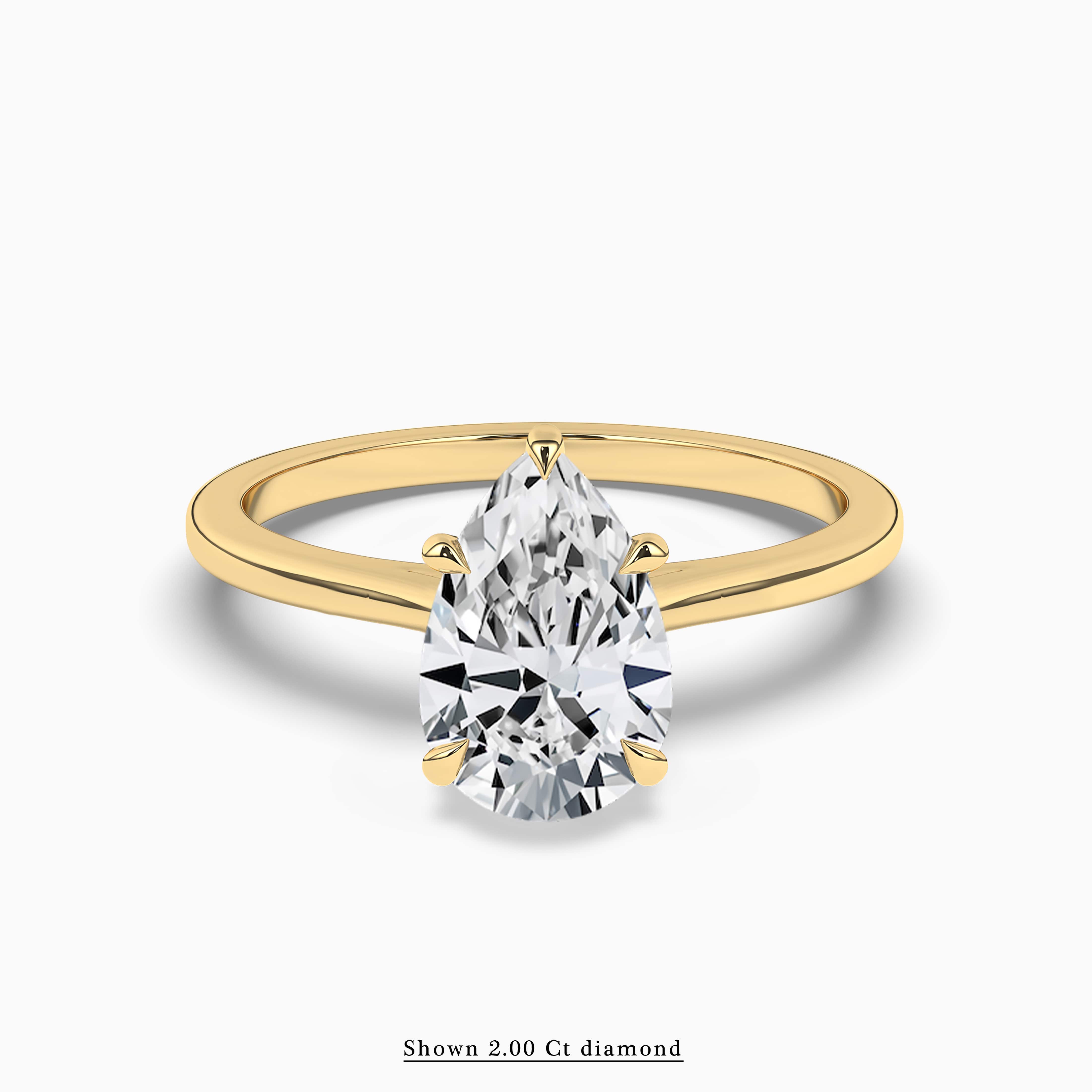 Solitaire Diamond Engagement Ring