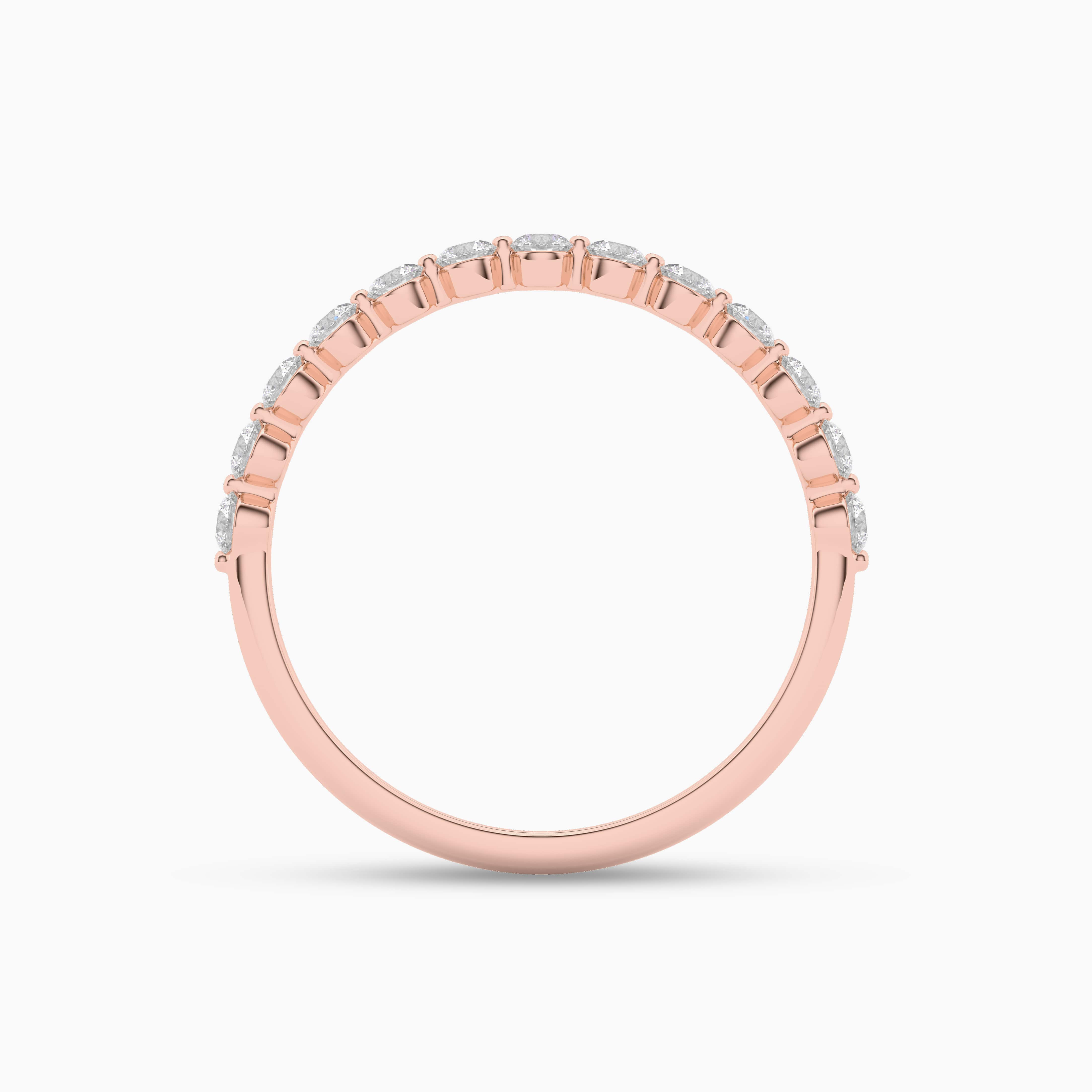 Round Diamond Stretch Tennis Ring