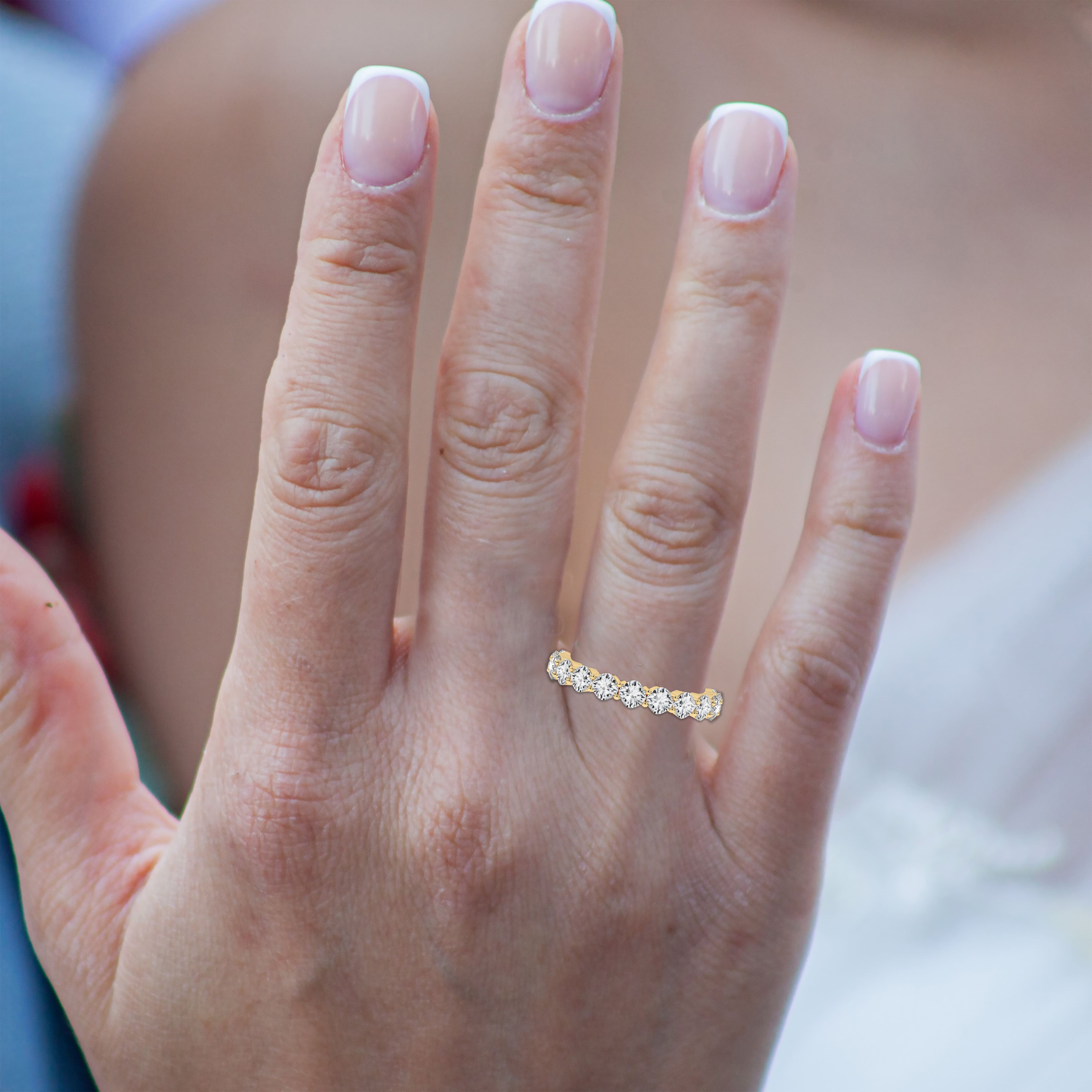 Cushion Cut Diamond Eternity Band