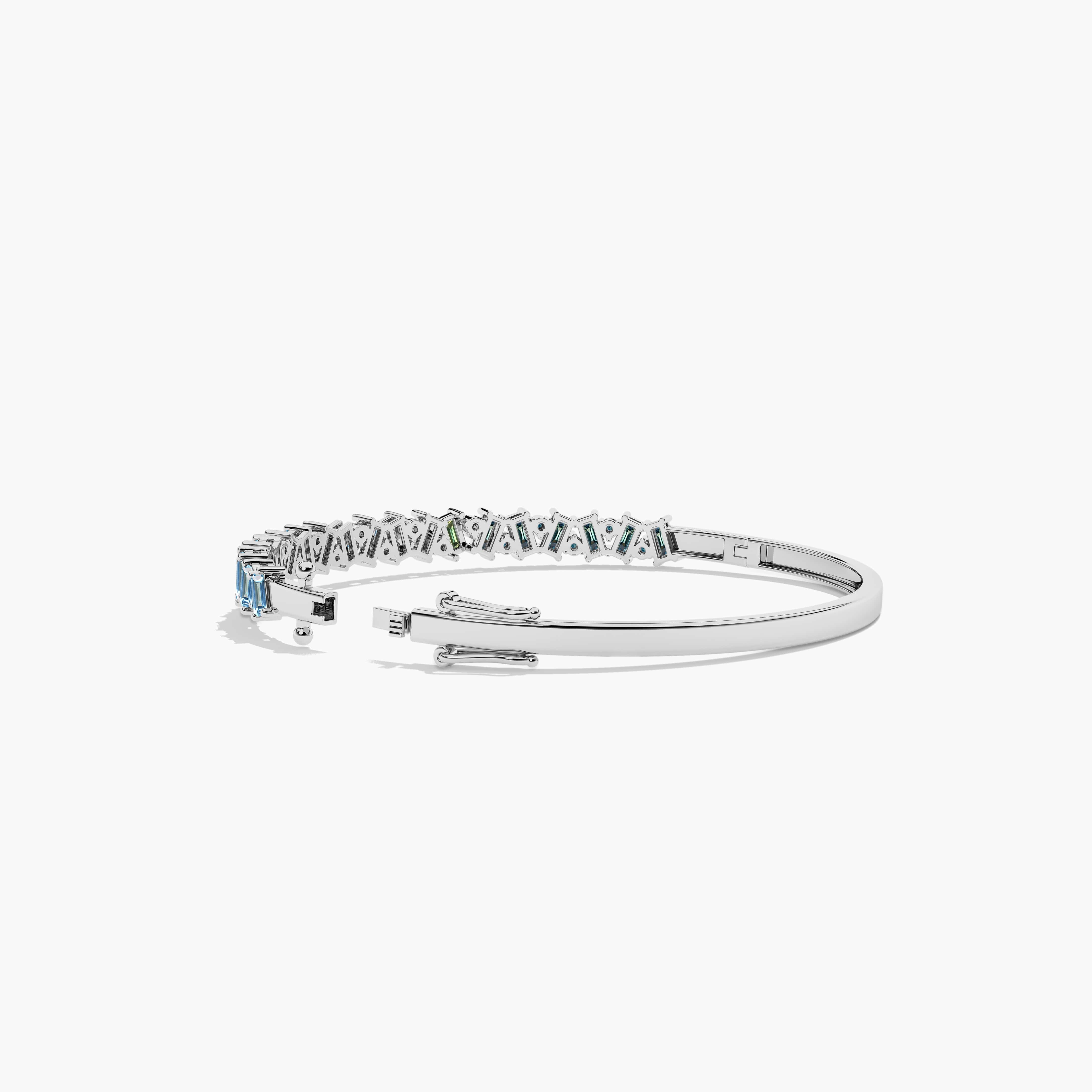 white gold bangle bracelet