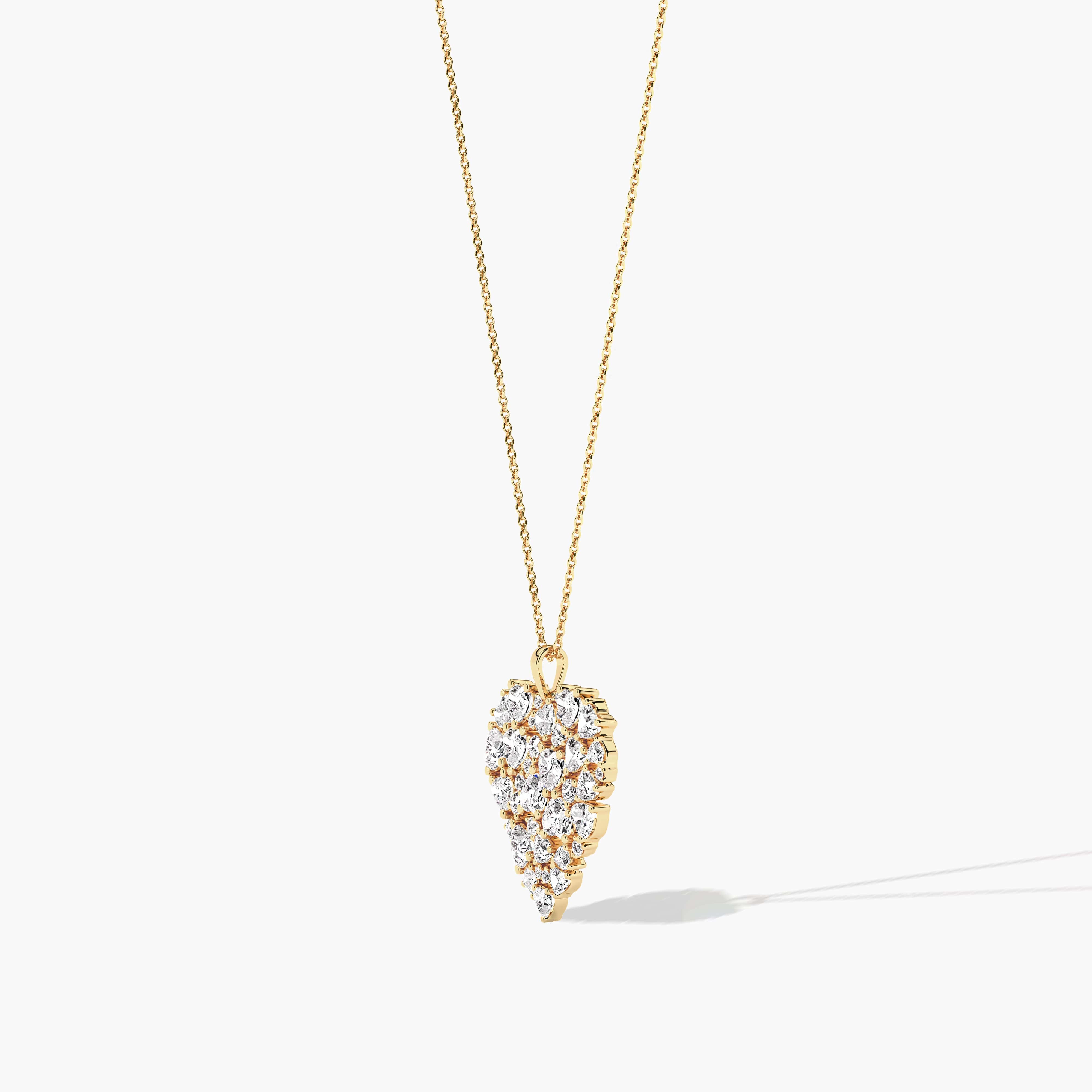 diamond pave necklace