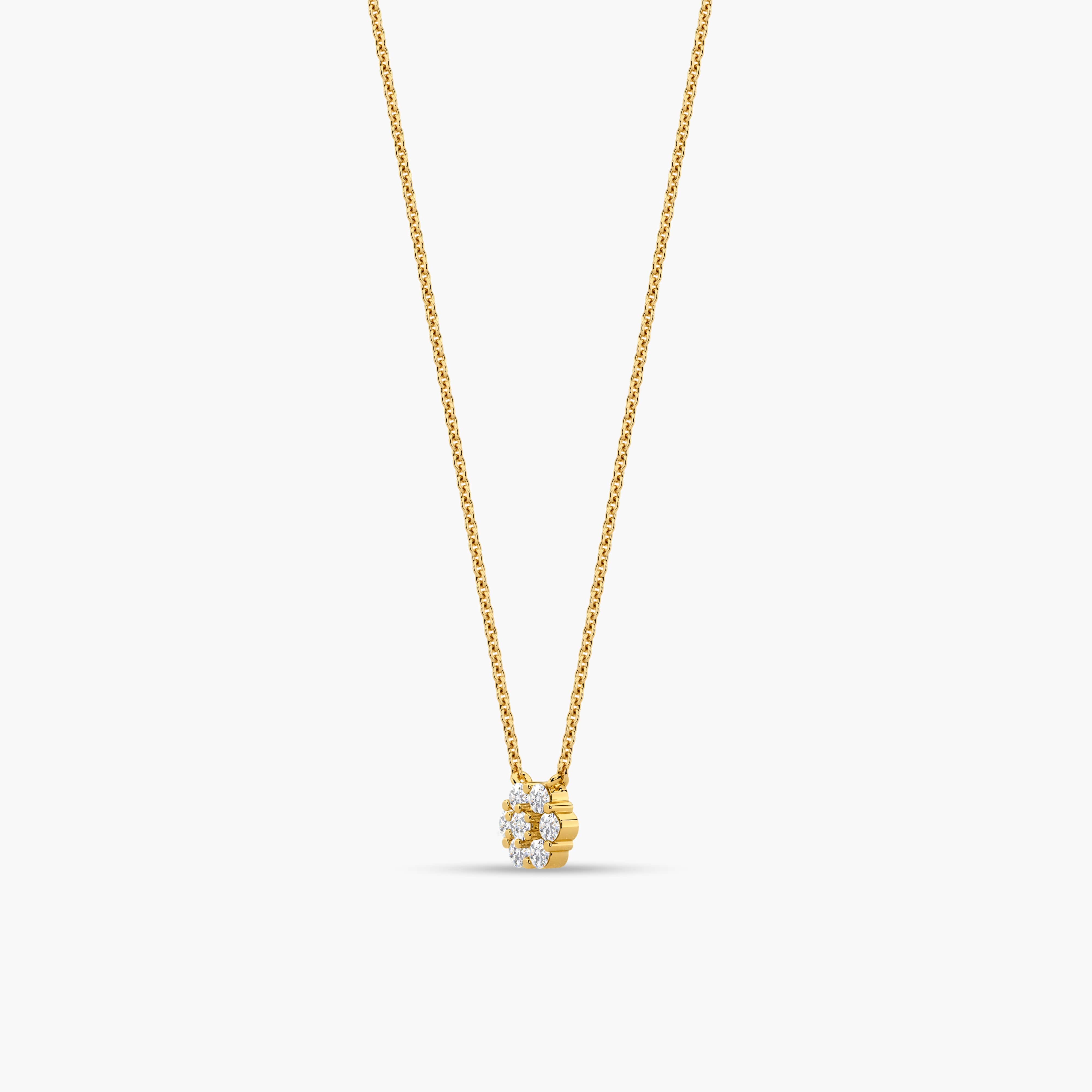 14kt diamond necklace