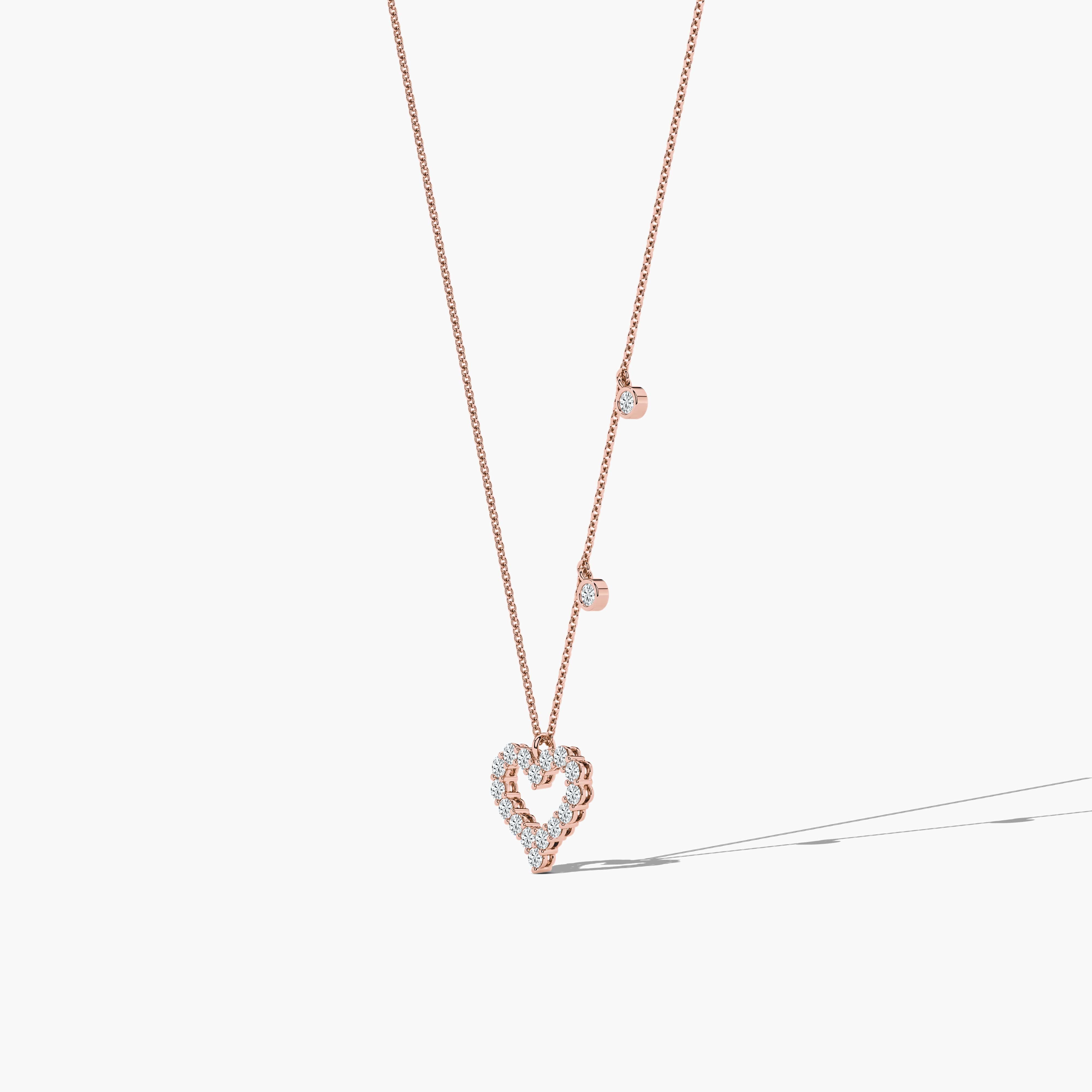 Rose Gold Diamond Necklace