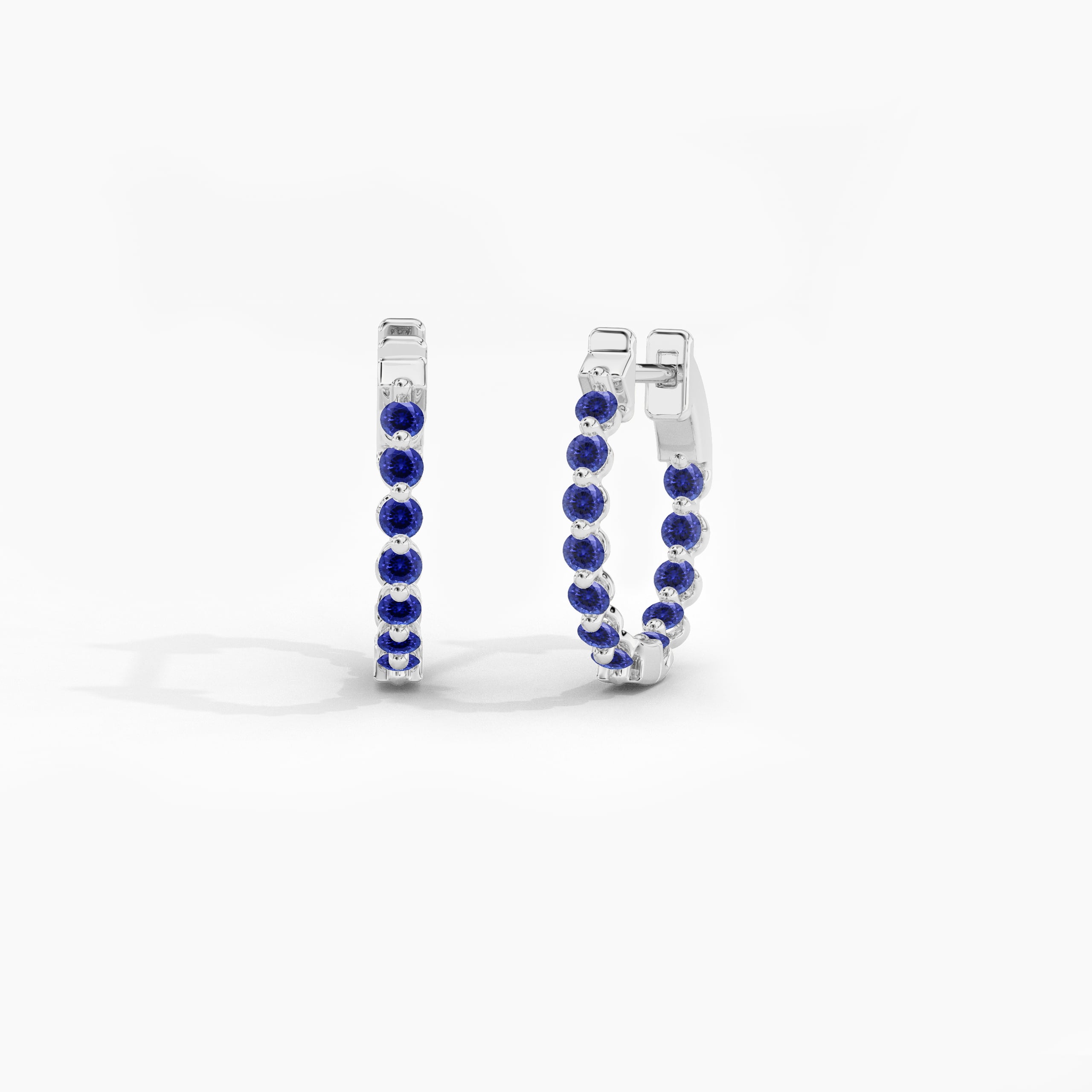 silver earrings
