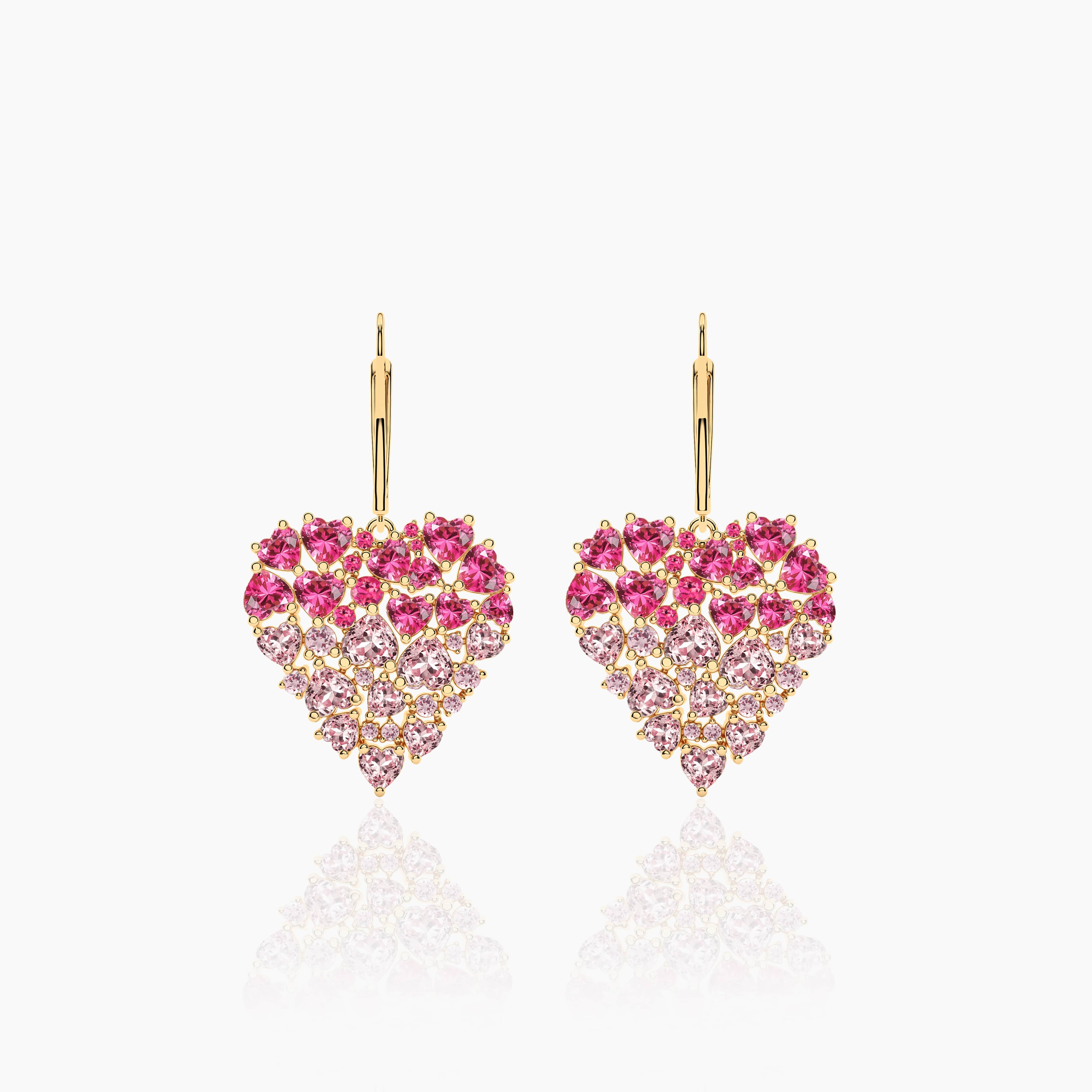 diamond drop earrings​