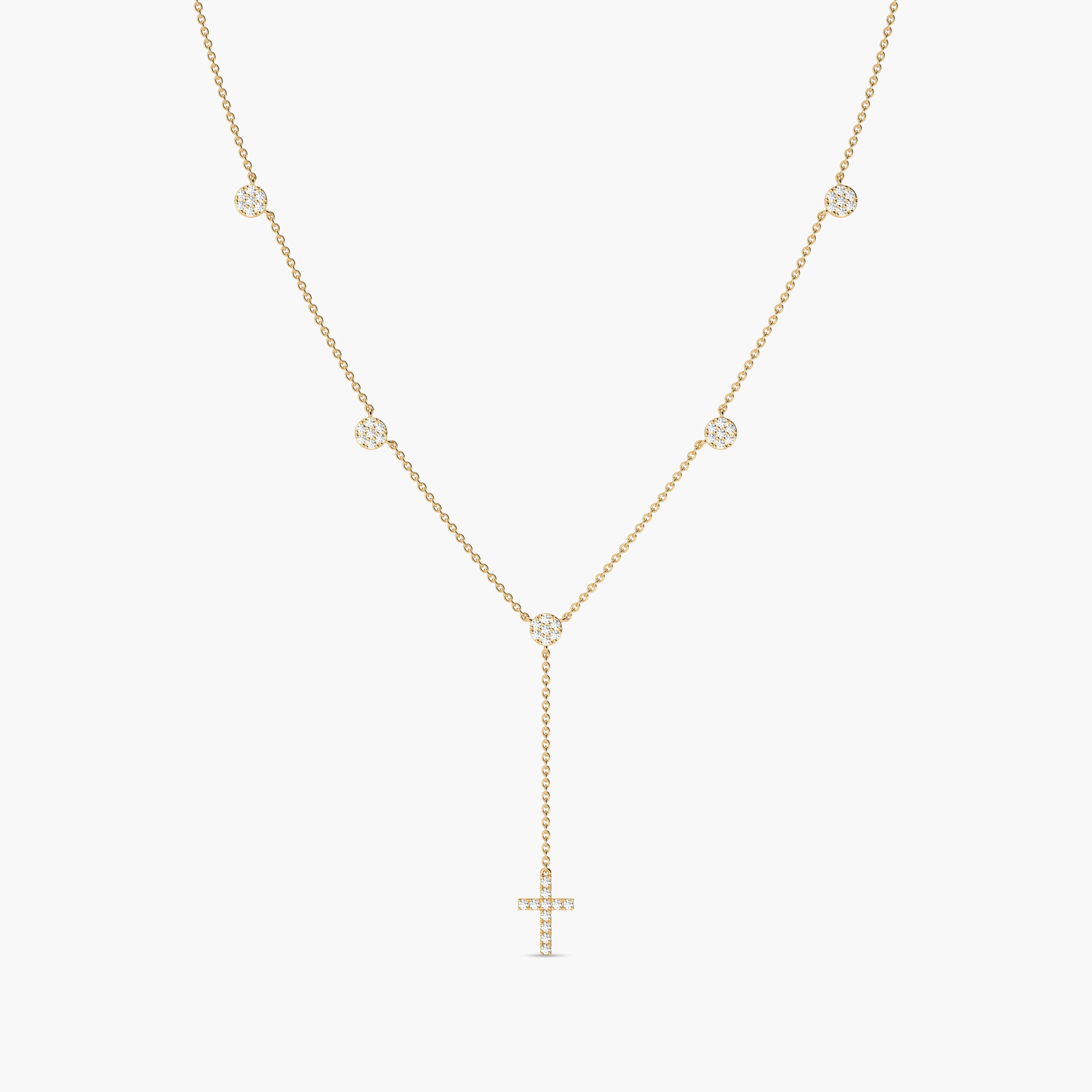 necklace with cross 