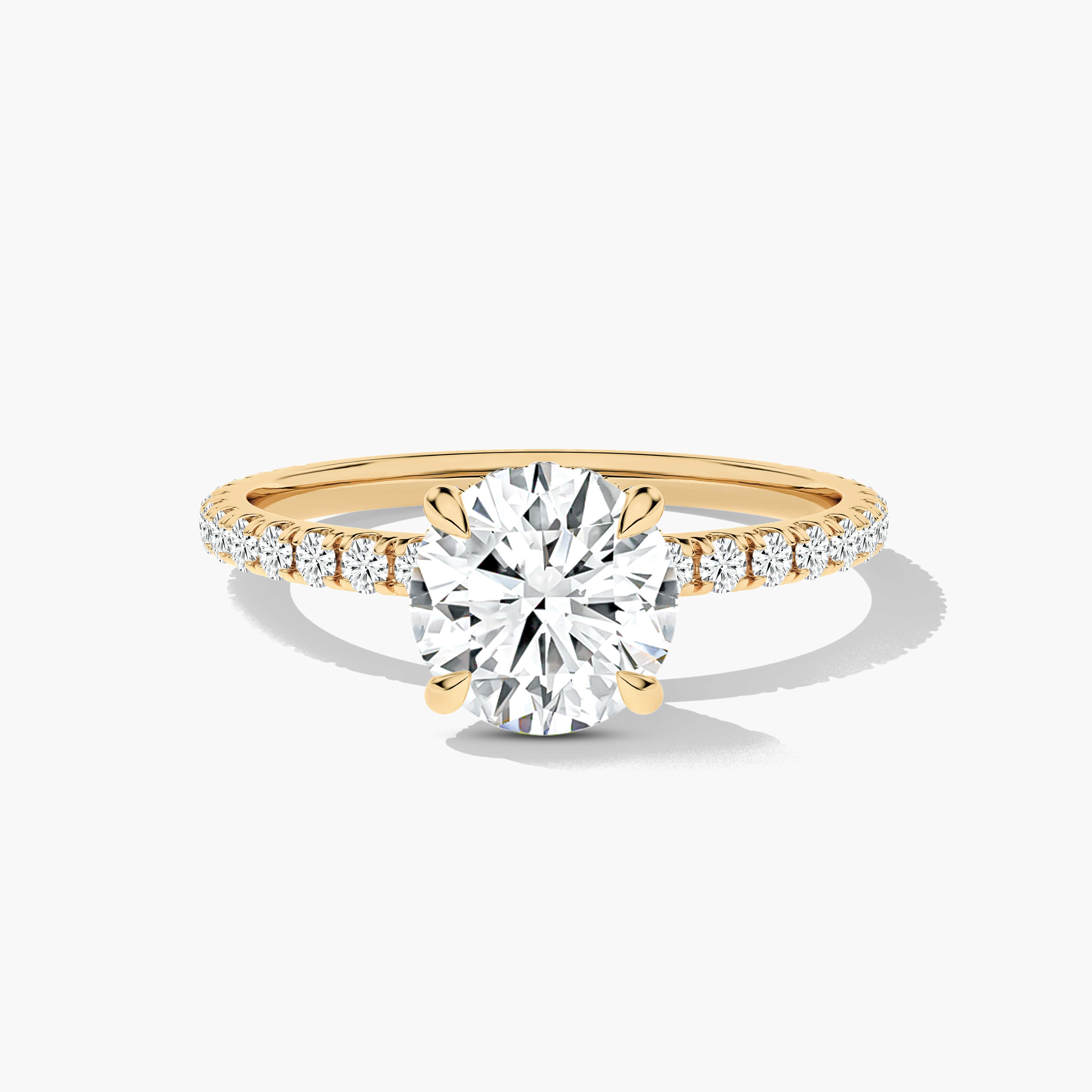 halo diamond engagement ring