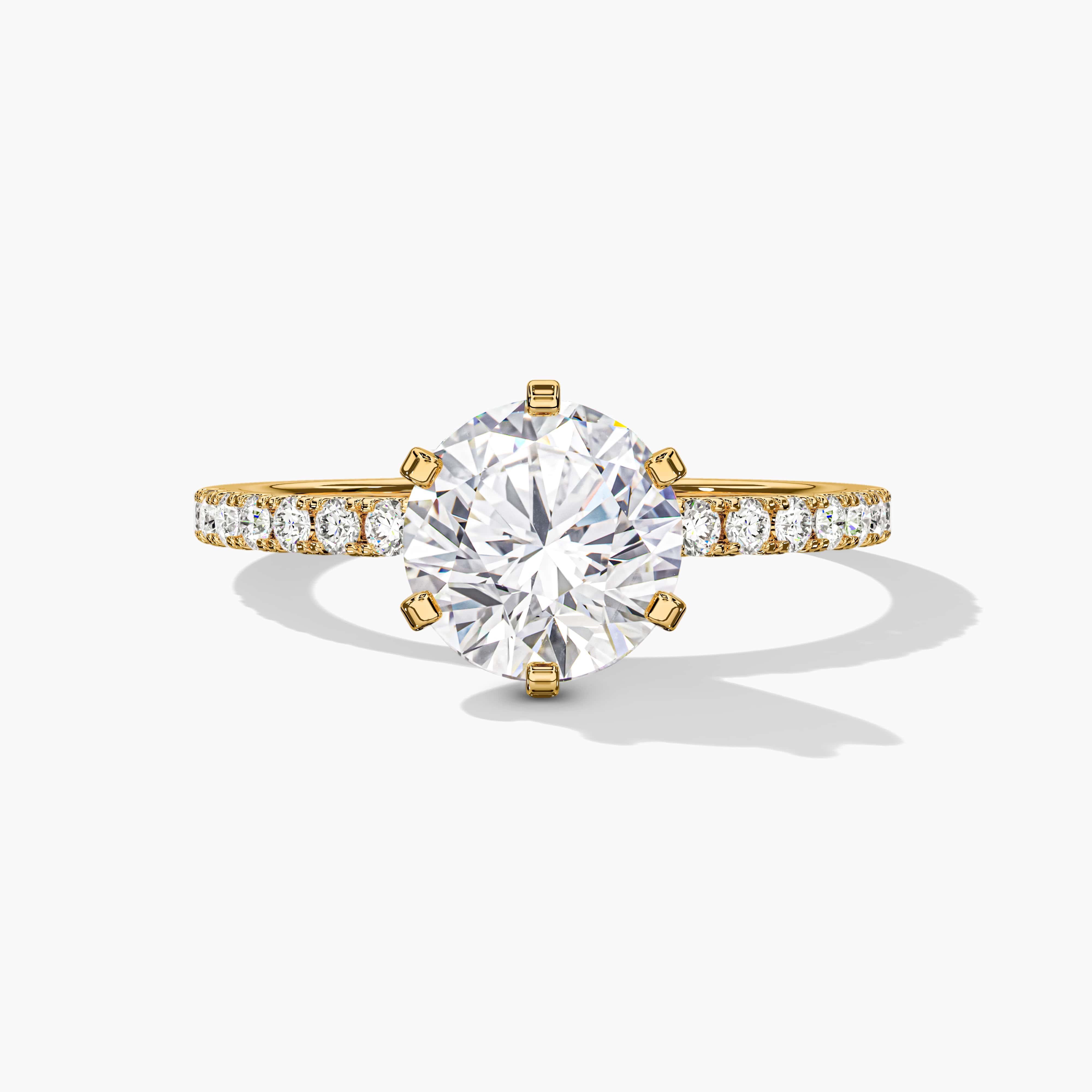 engagement ring moissanite​