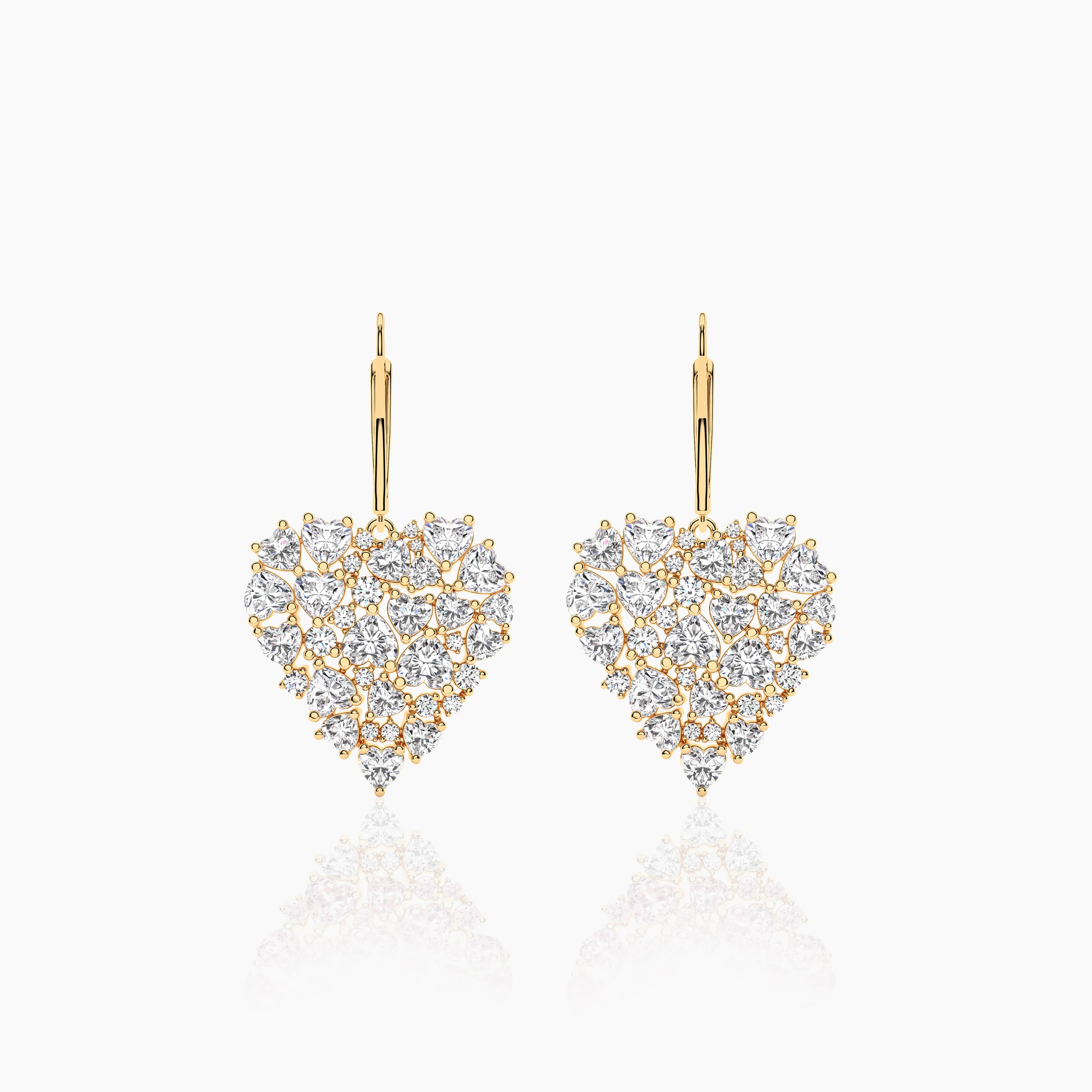 diamond stud earrings​