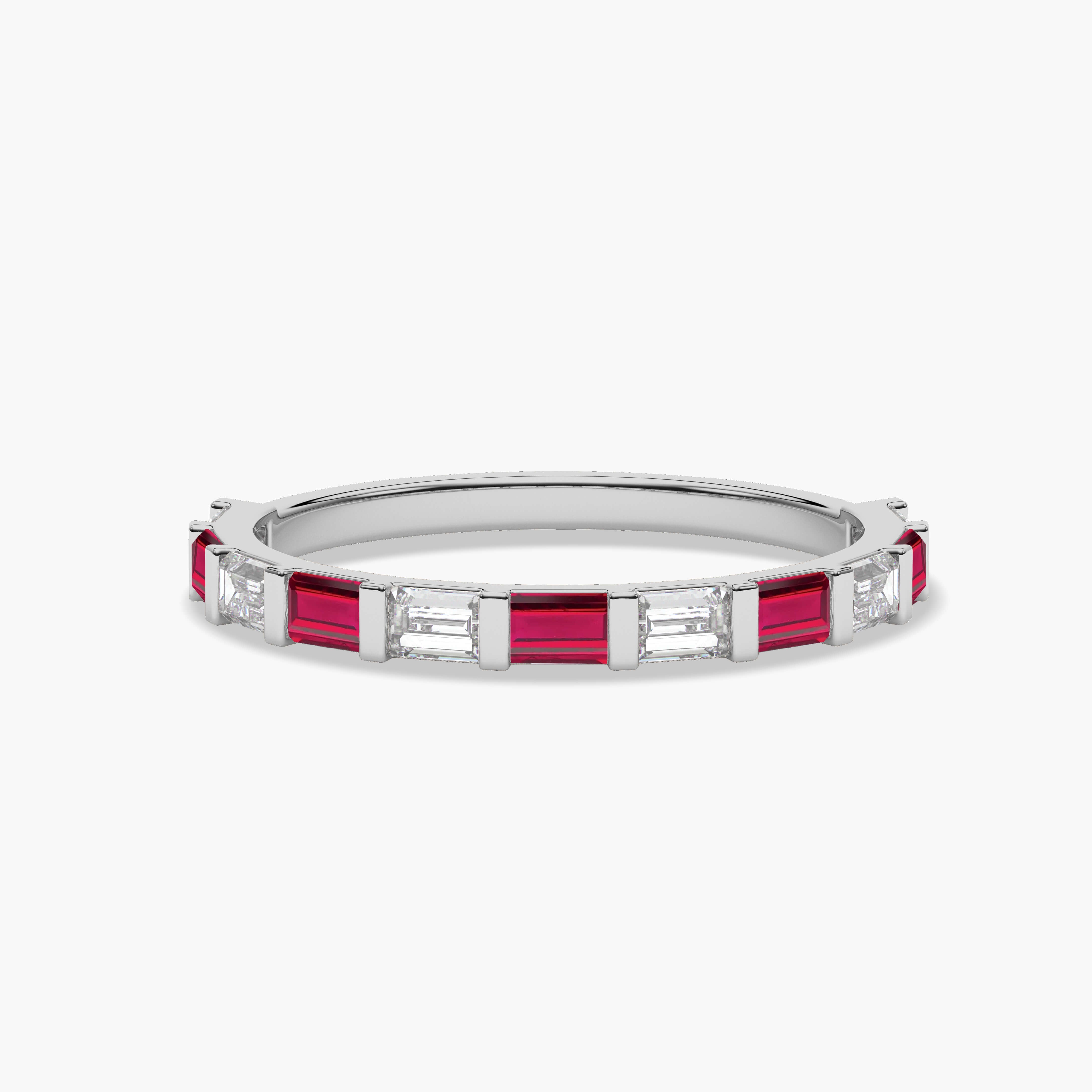 Ruby And Baguette Diamond