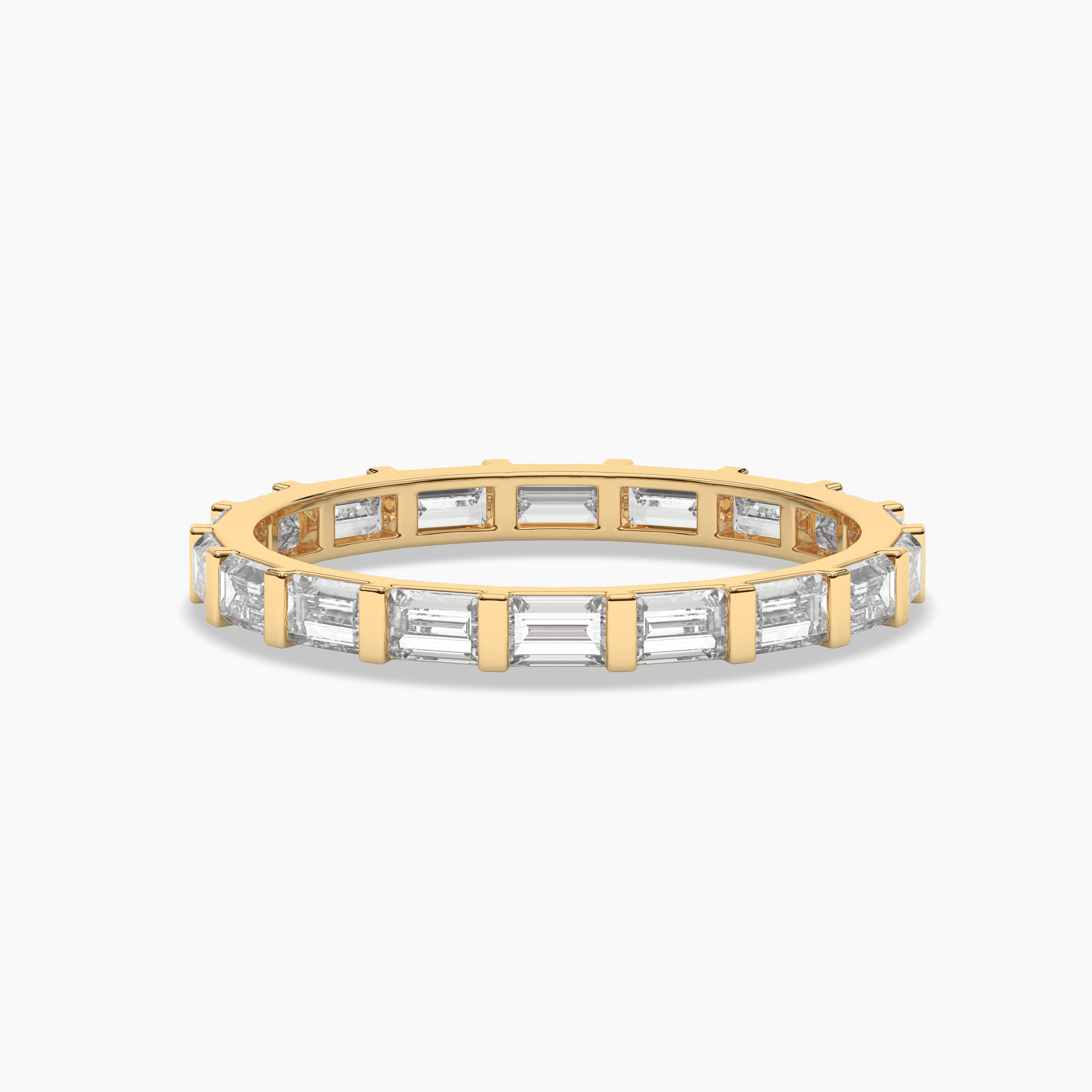 Bar Setting Baguette Diamond Eternity Ring