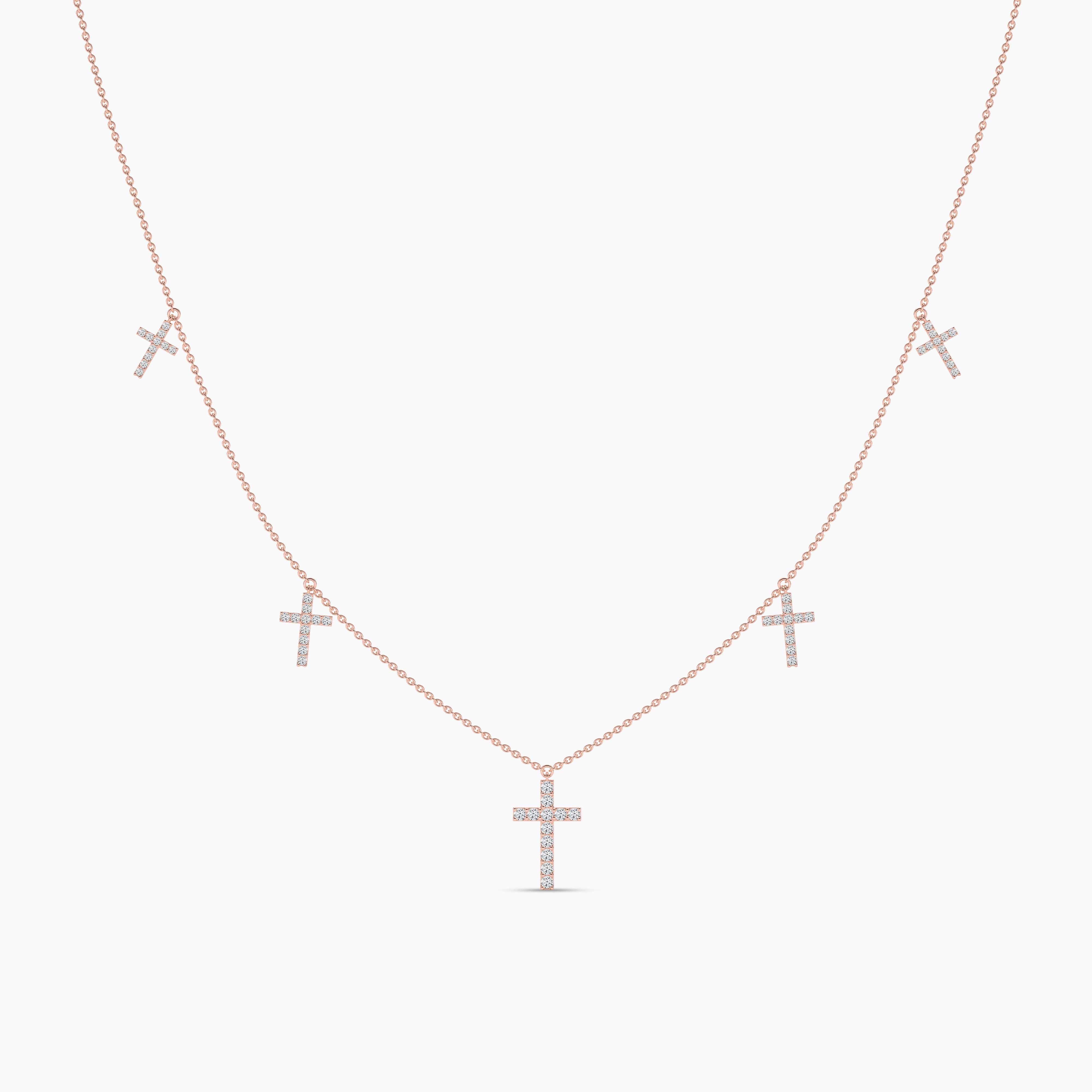 diamond cross necklaces for women​