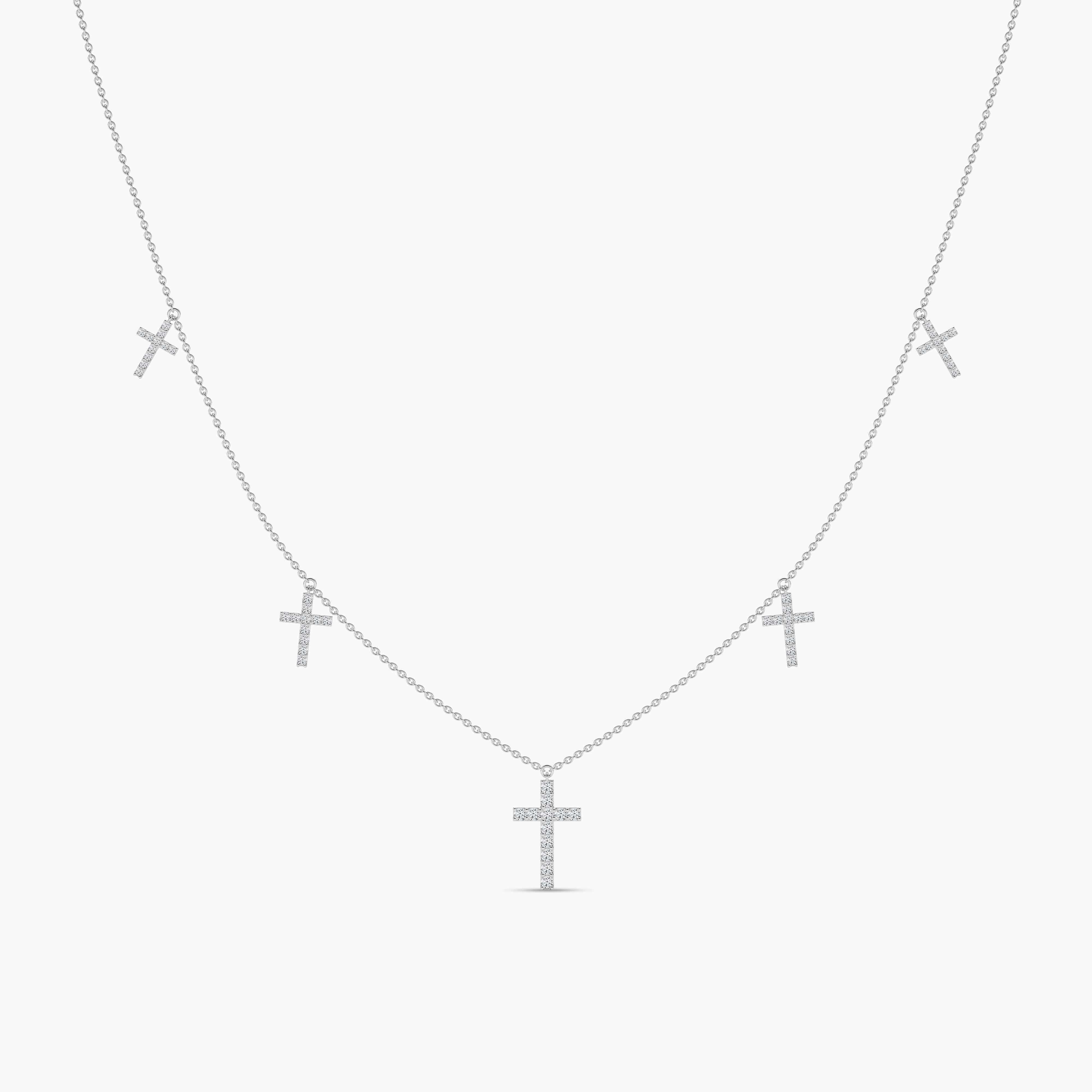 women's gold cross necklace​