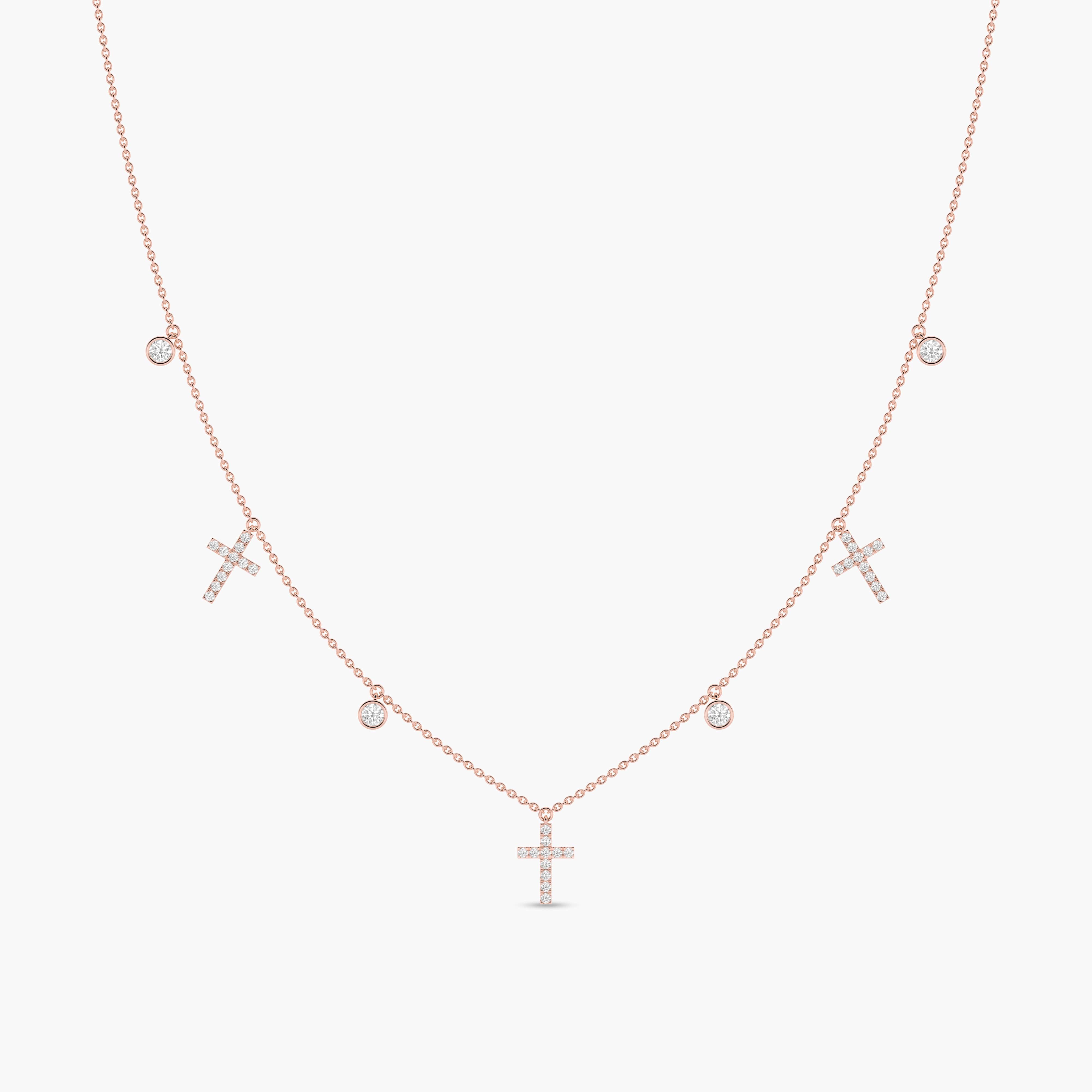 cross and chain necklace